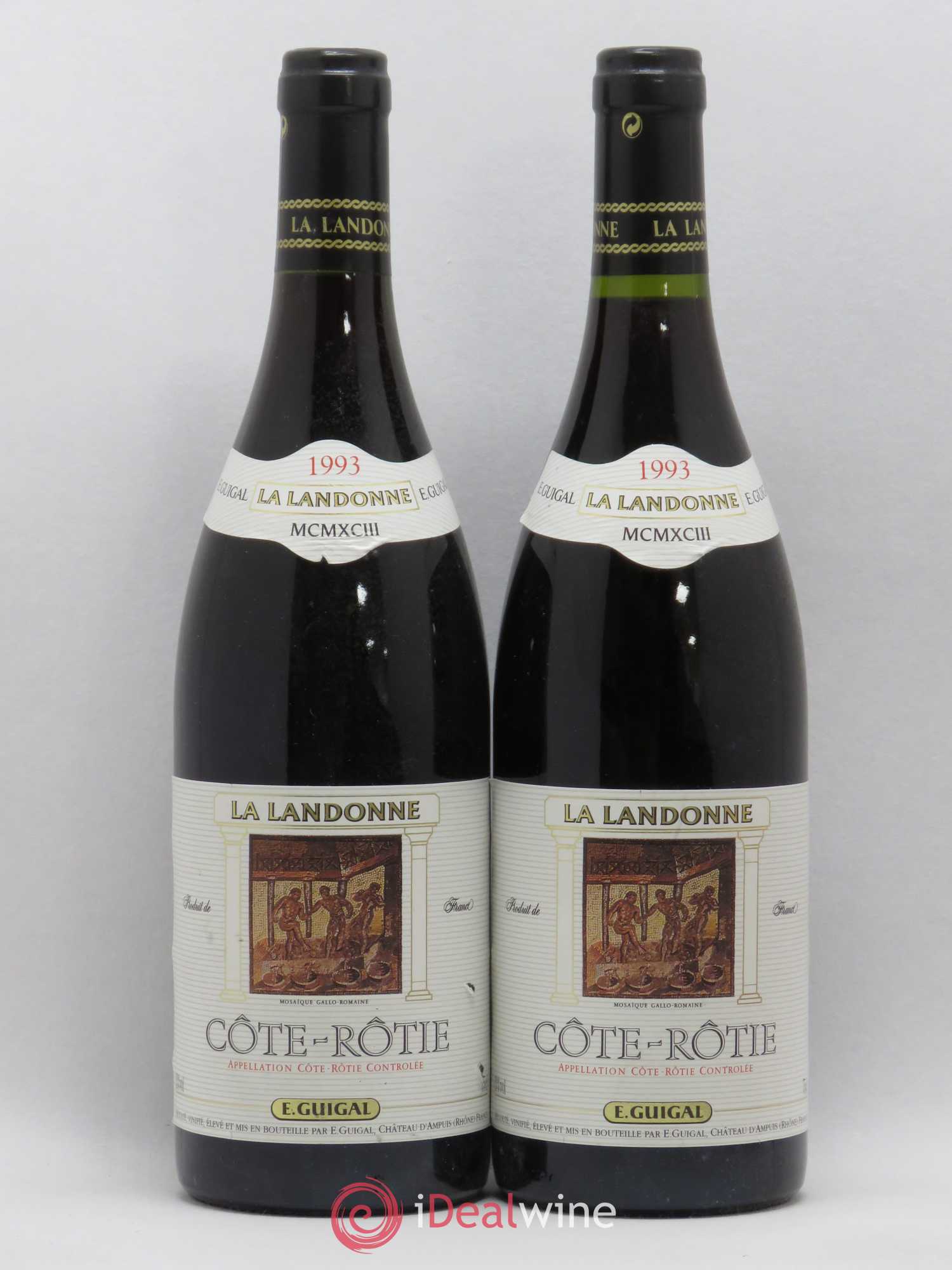 Côte-Rôtie La Landonne Guigal 1993 - Lot de 2 bouteilles - 0