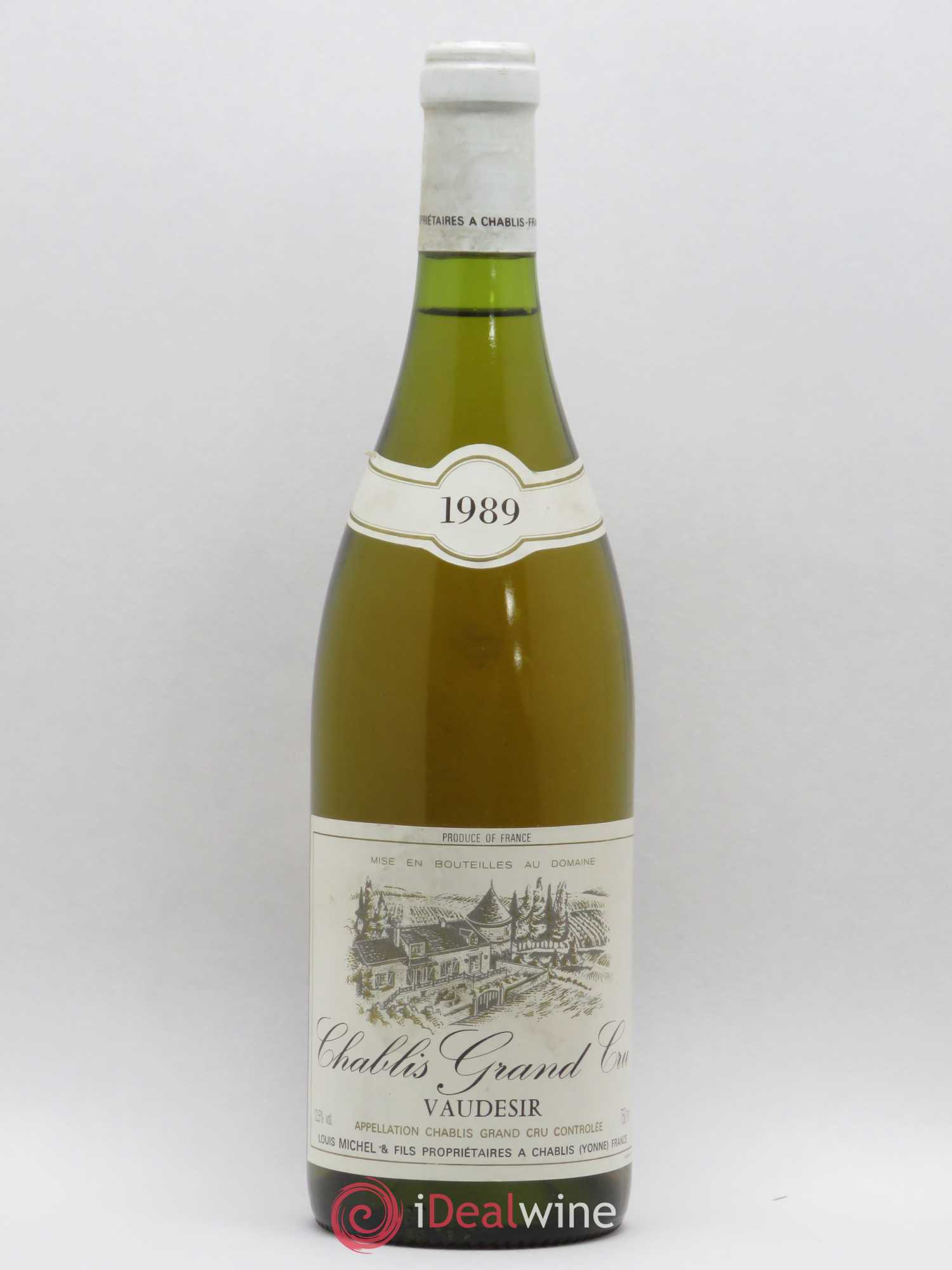 Chablis Grand Cru Vaudesir Louis Michel et Fils 1989 - Posten von 1 Flasche - 0