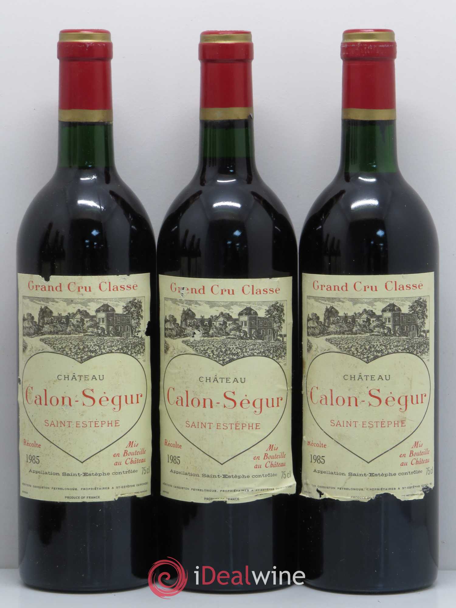 Château Calon Ségur 3ème Grand Cru Classé 1985 - Lot de 6 bouteilles - 2
