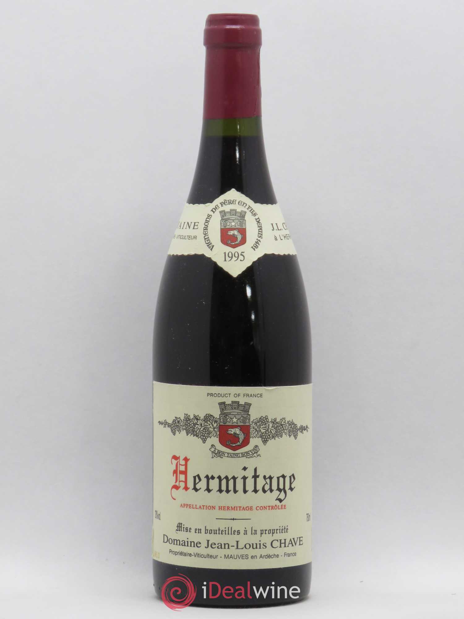 Hermitage Jean-Louis Chave 1995 - Lot de 1 bouteille - 0