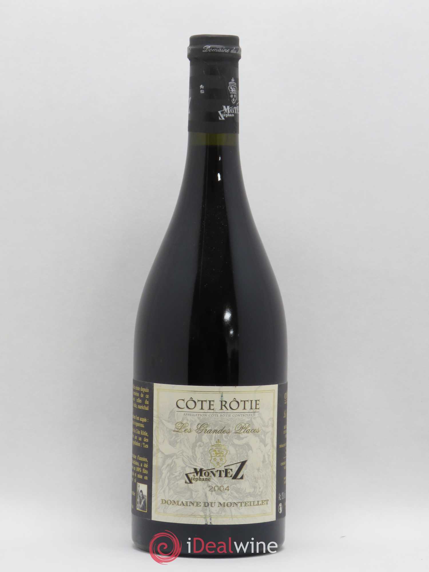 Côte-Rôtie Les Grandes Places Monteillet (Domaine du) - Stéphane Montez 2004 - Lot de 1 bouteille - 0