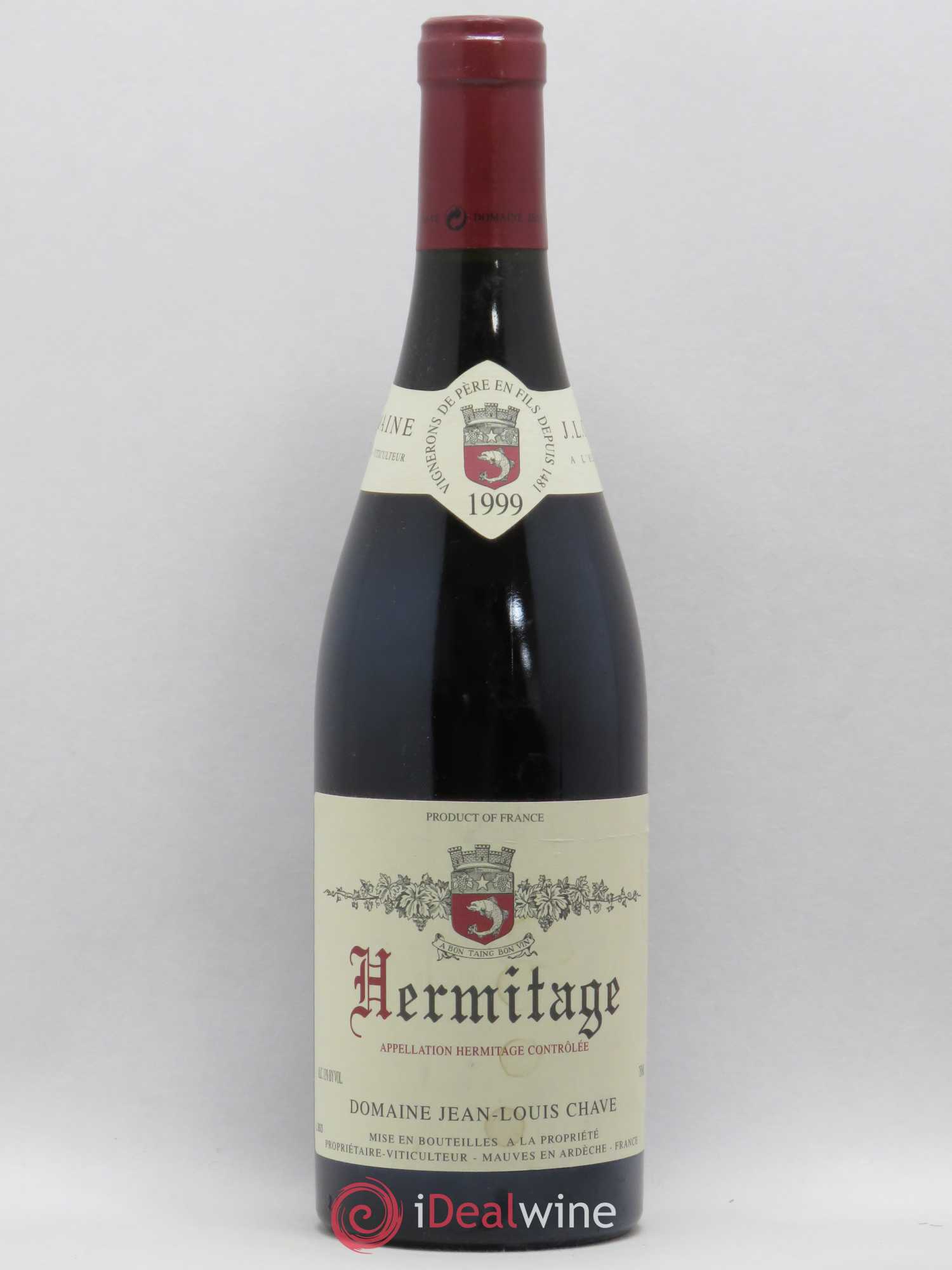 Hermitage Jean-Louis Chave 1999 - Lot de 1 bouteille - 0