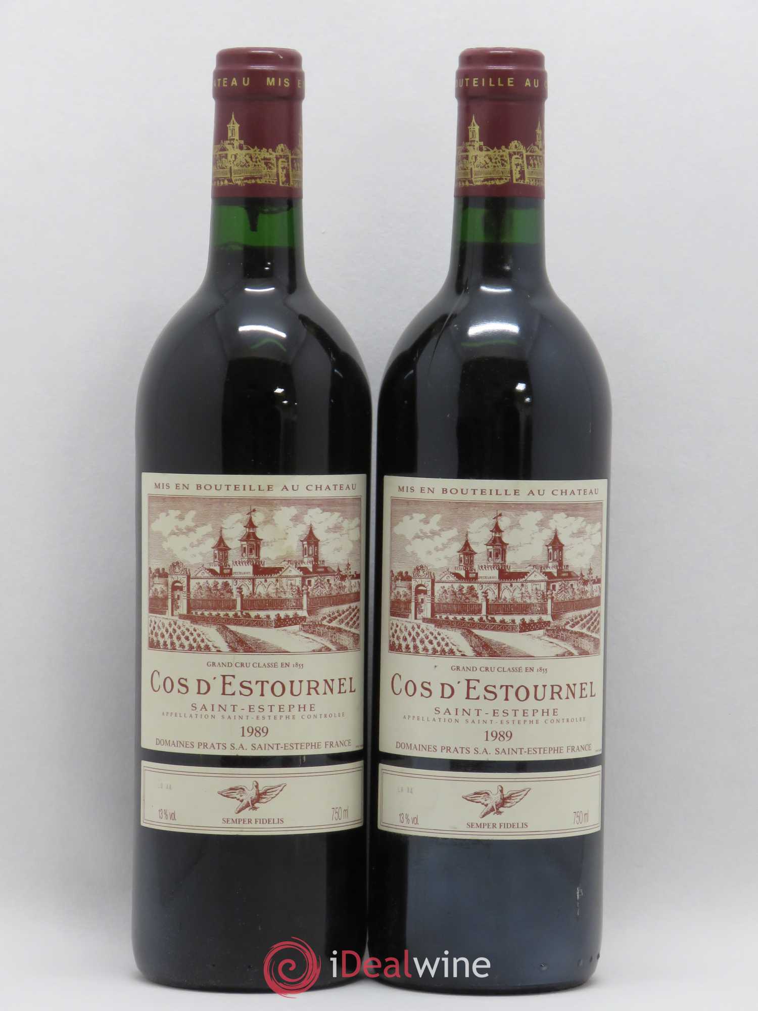 Cos d'Estournel 2ème Grand Cru Classé 1989 - Lot de 2 bouteilles - 0