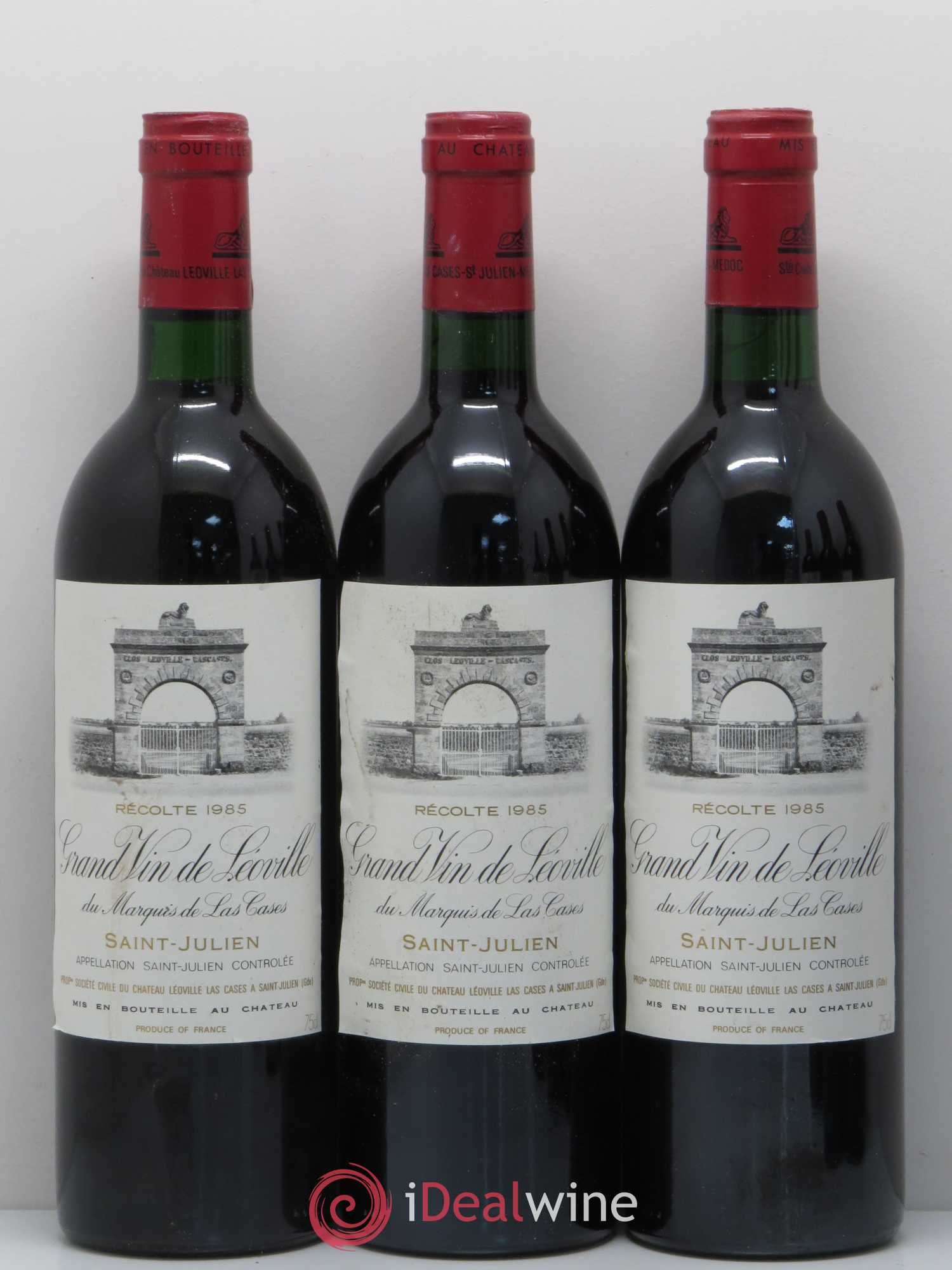 Château Léoville Las Cases 2ème Grand Cru Classé 1985 - Lot de 6 bouteilles - 1