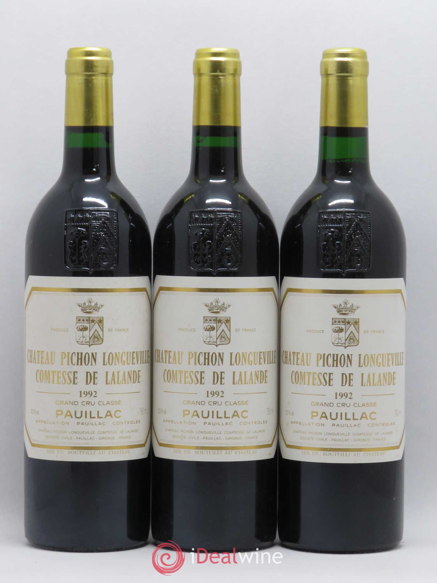 Château Pichon Longueville Comtesse de Lalande 2ème Grand Cru Classé 1992 - Lot de 6 bouteilles - 2