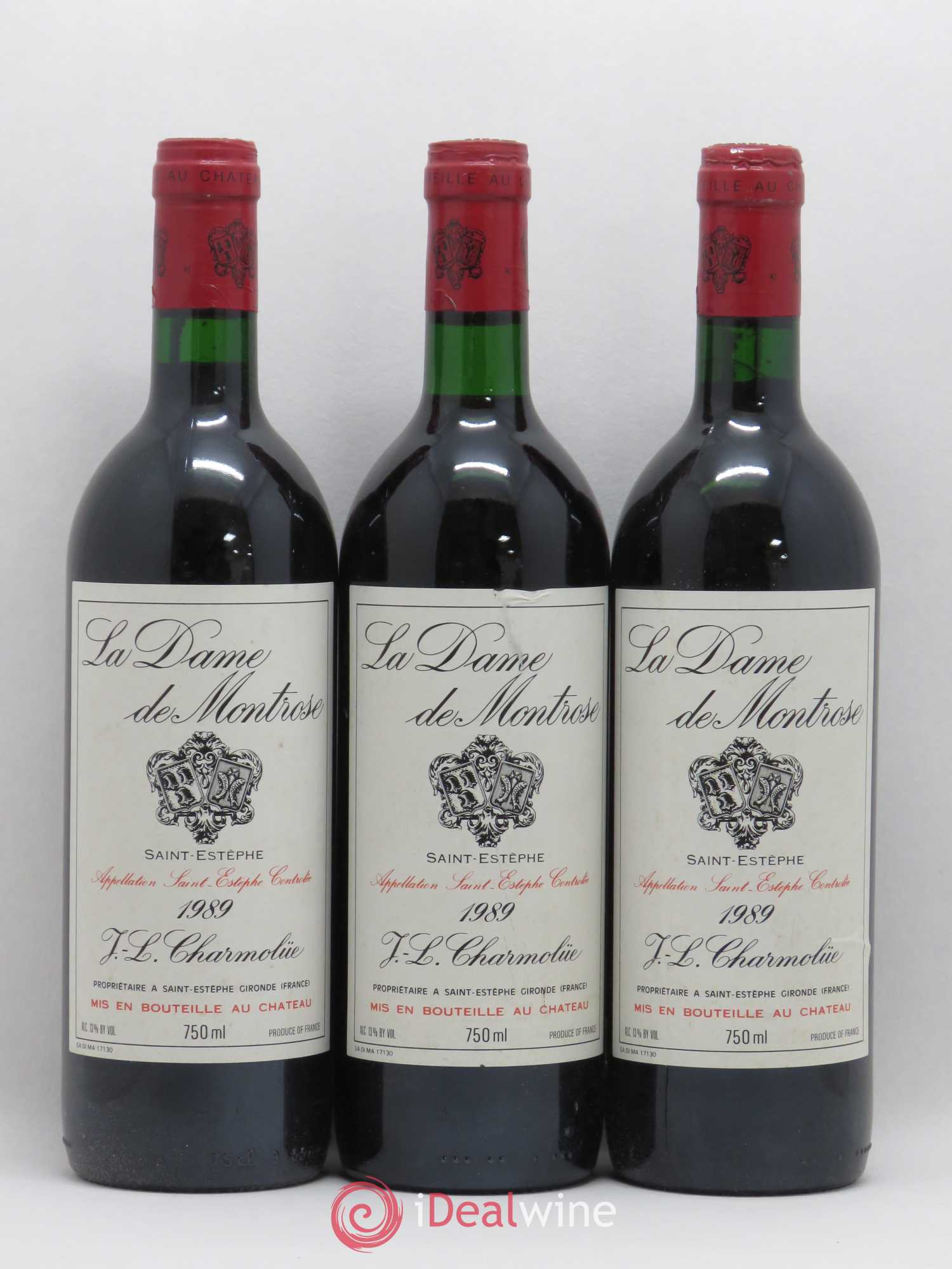 La Dame de Montrose Second Vin 1989 - Lot de 6 bouteilles - 2