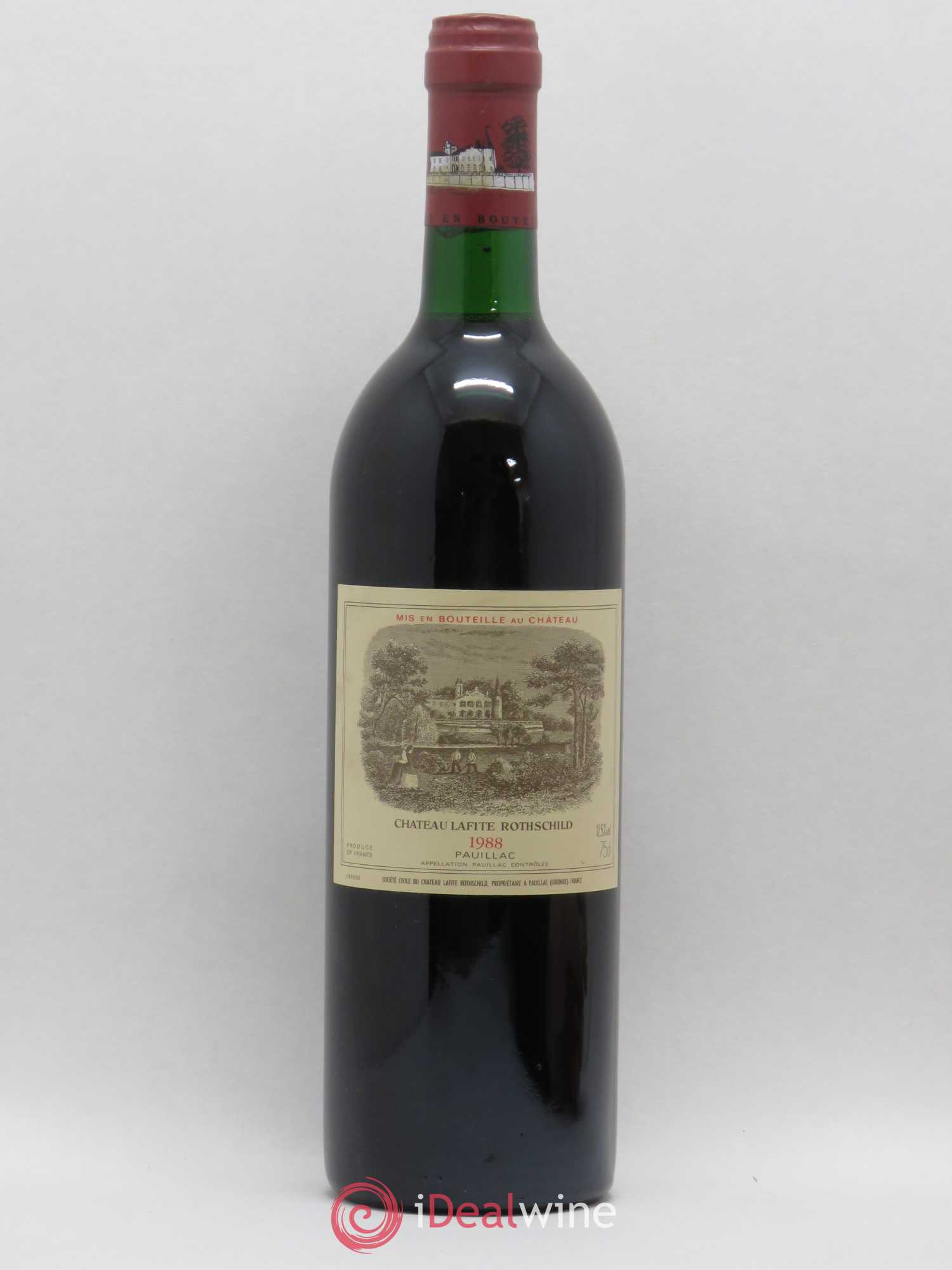 Château Lafite Rothschild 1er Grand Cru Classé 1988 - Lot de 1 bouteille - 0