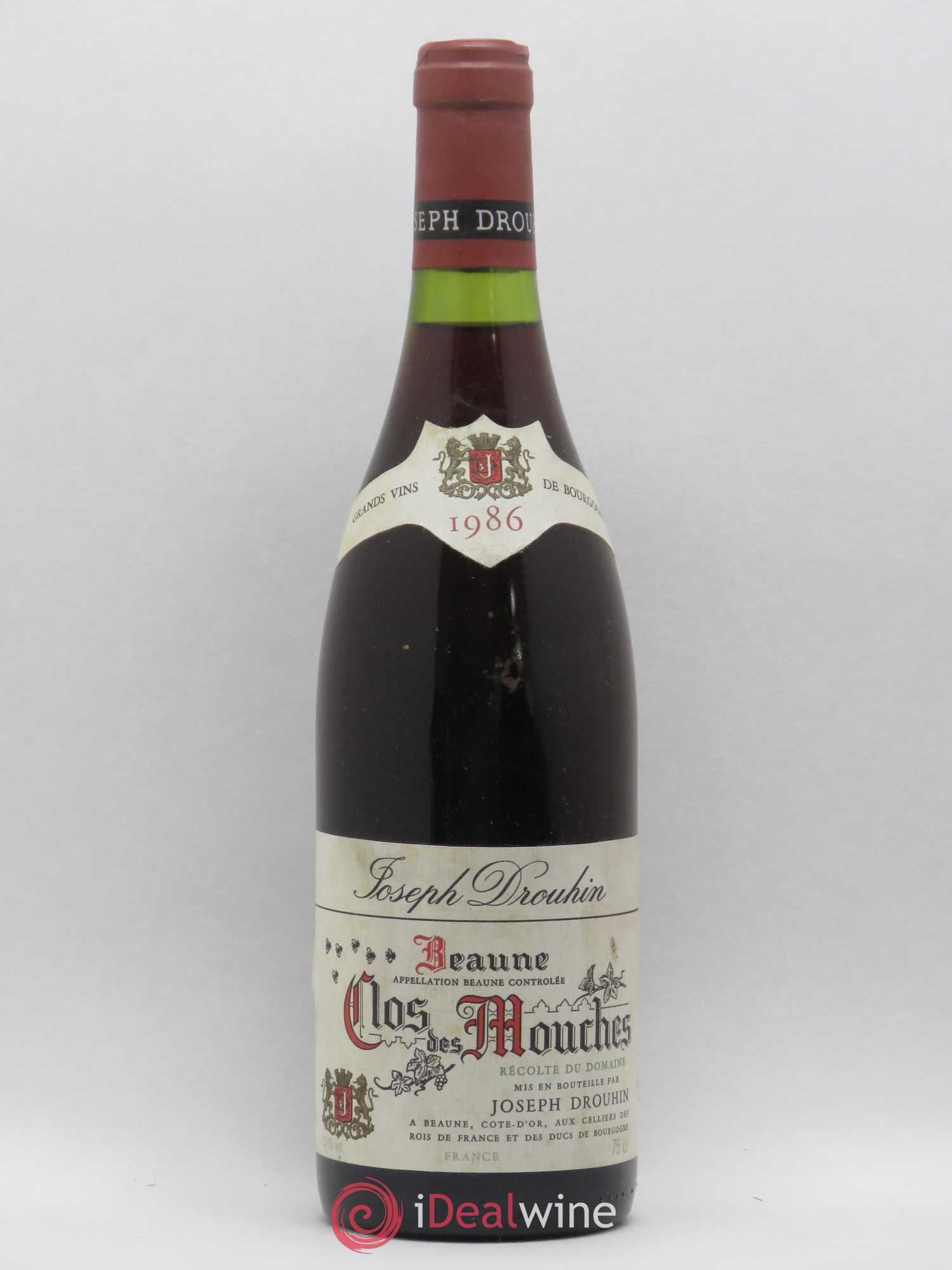 Beaune 1er Cru Clos des Mouches Joseph Drouhin 1986 - Lot de 1 bouteille - 0