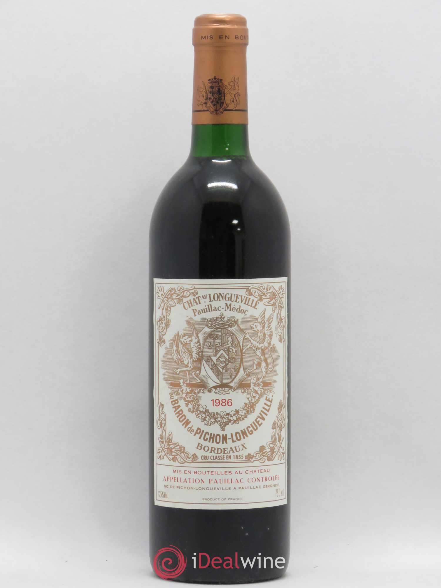 Pichon Longueville Baron 2ème Grand Cru Classé 1986 - Posten von 1 Flasche - 0