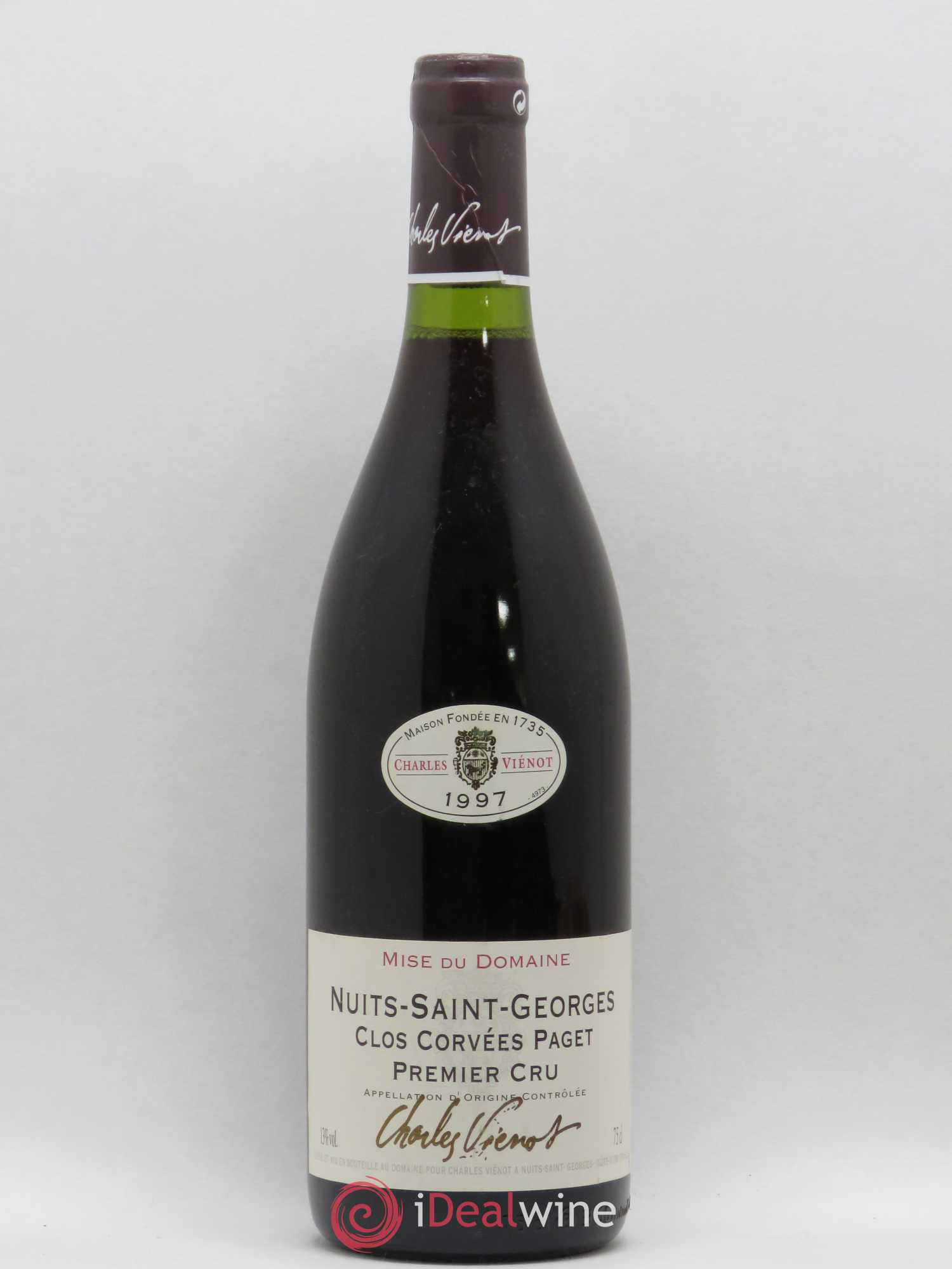 Nuits-Saint-Georges 1er Cru Clos Corvées Paget Vienot 1997 - Posten von 1 Flasche - 0