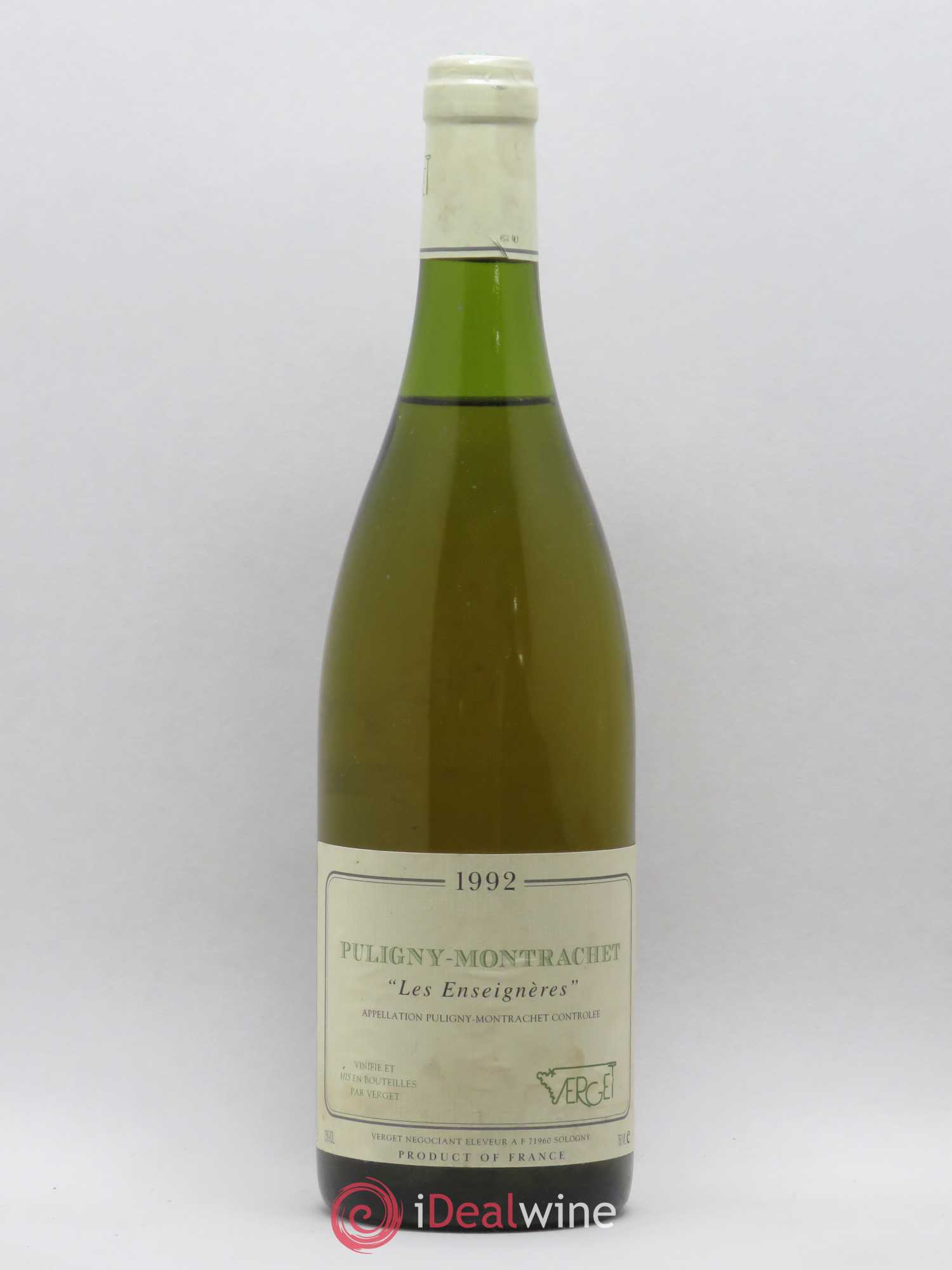 Puligny-Montrachet Les Enseignères Verget 1992 - Posten von 1 Flasche - 0