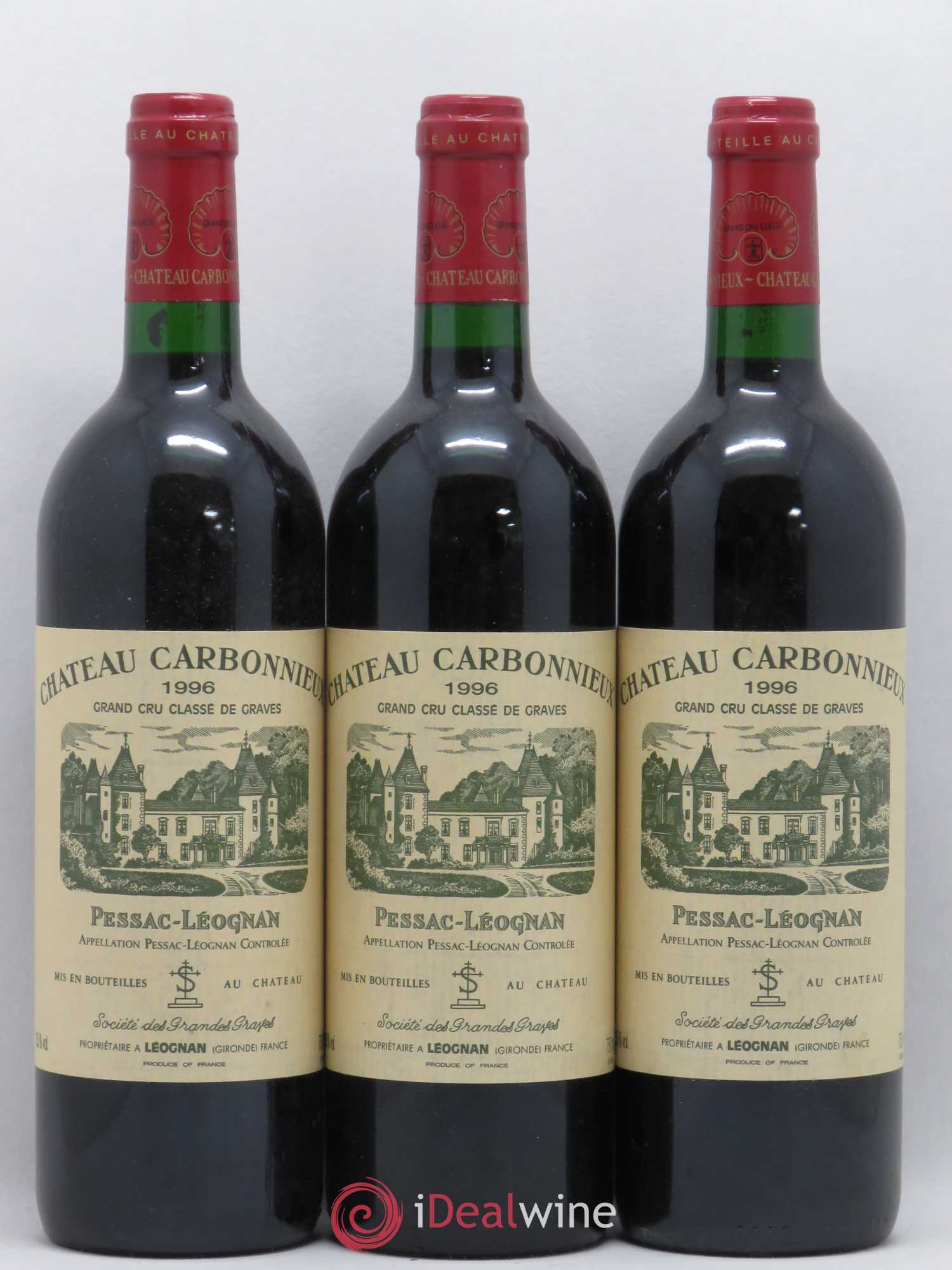 Château Carbonnieux Cru Classé de Graves 1996 - Lotto di 6 bottiglie - 1