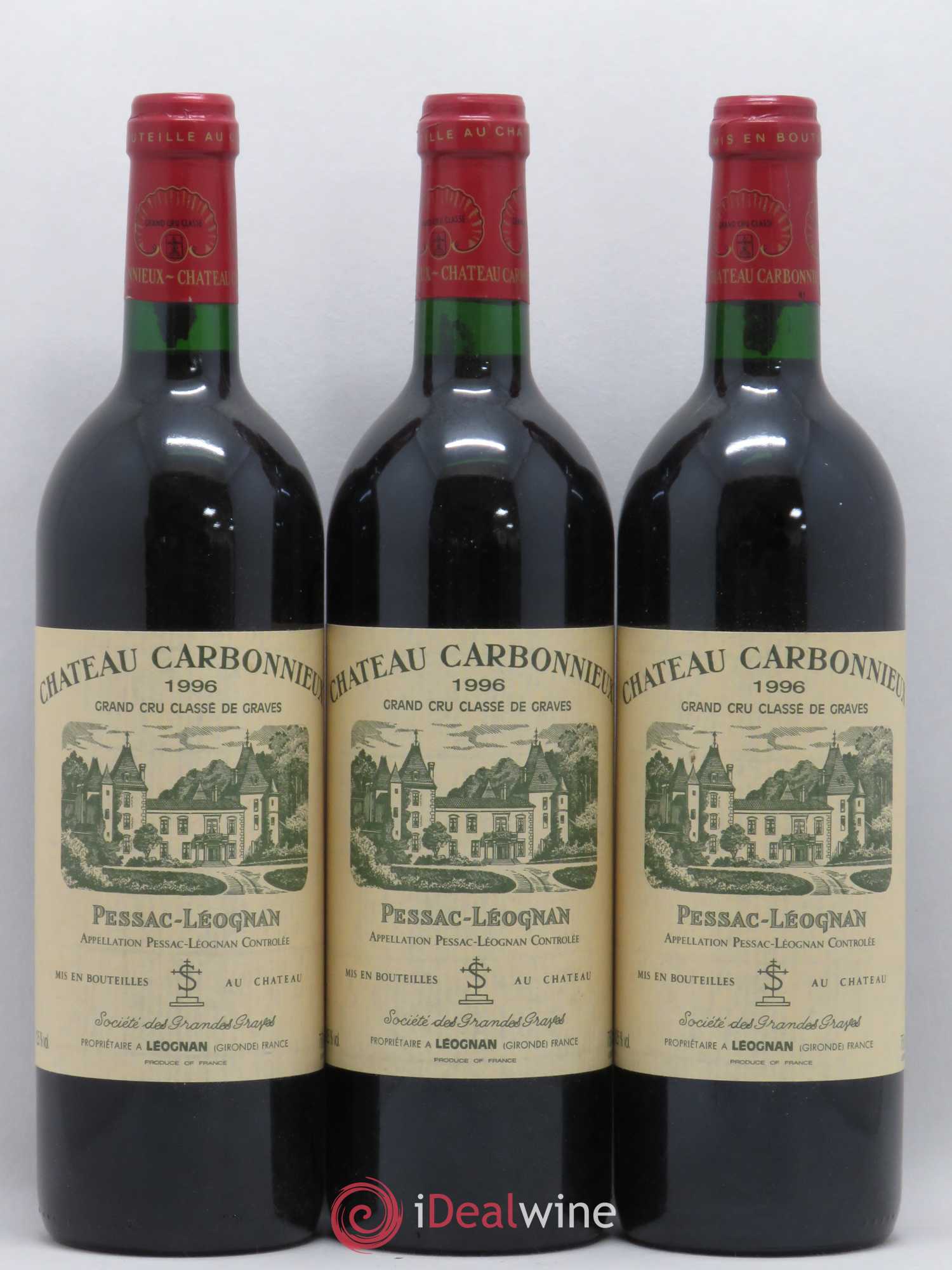 Château Carbonnieux Cru Classé de Graves 1996 - Lotto di 6 bottiglie - 2
