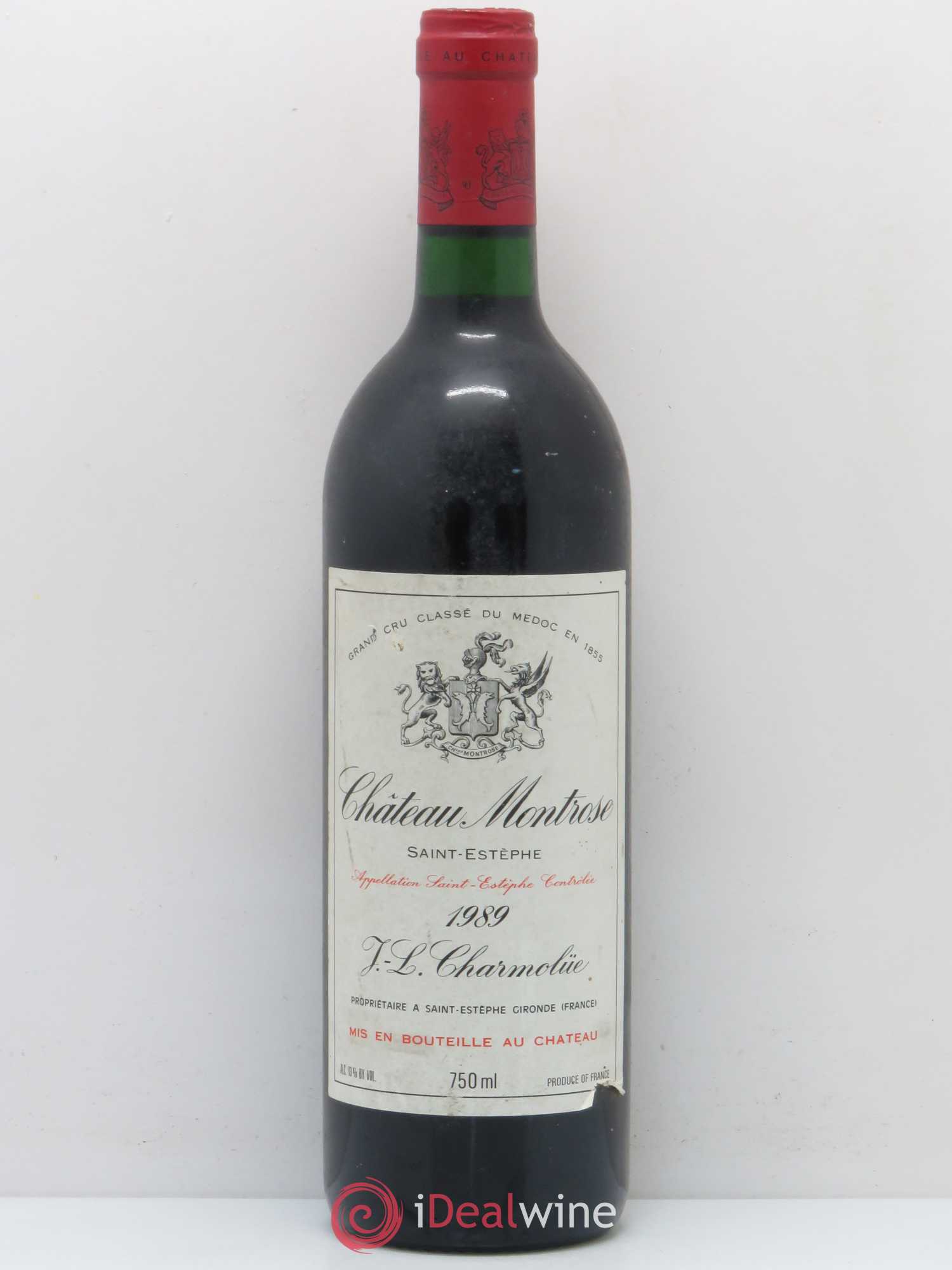 Château Montrose 2ème Grand Cru Classé 1989 - Lot de 1 bouteille - 0