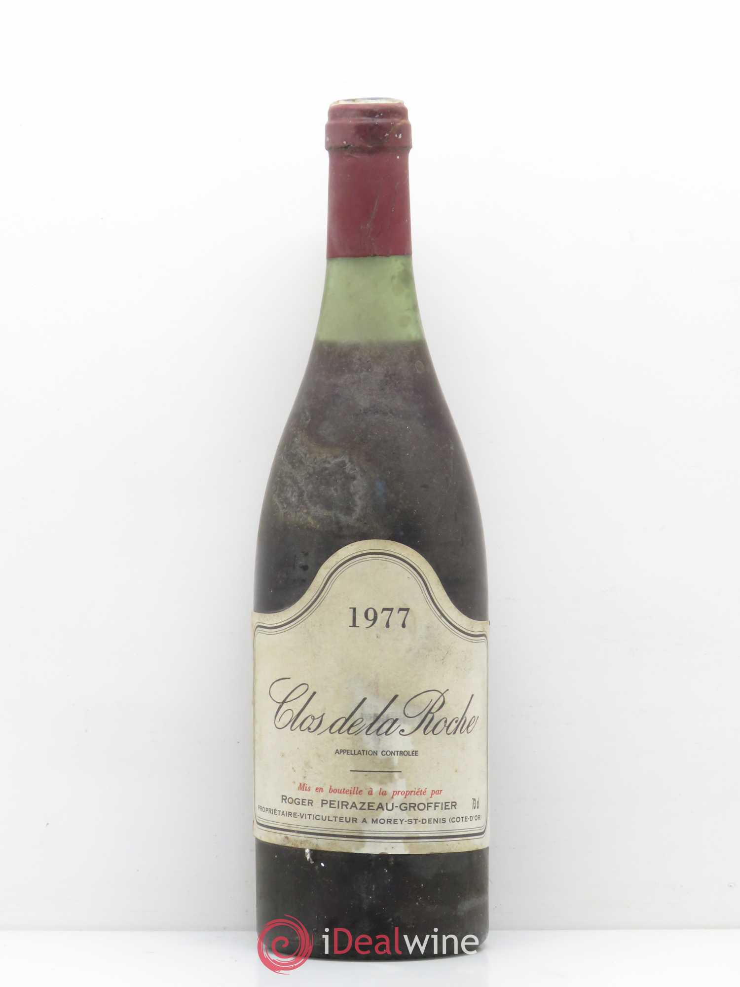 Clos de la Roche Grand Cru Peirazeau Groffier 1977 - Posten von 1 Flasche - 0