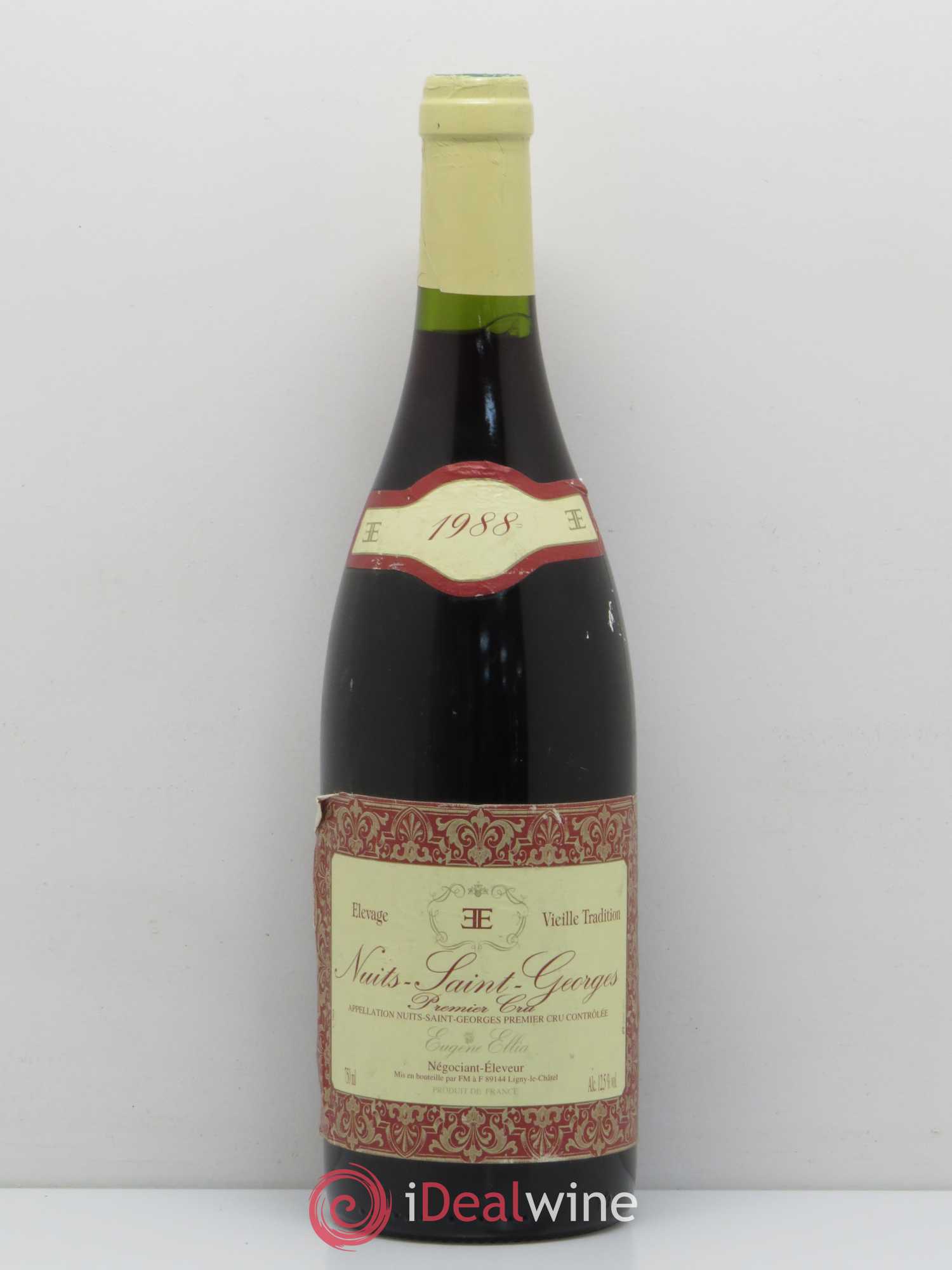 Nuits-Saint-Georges 1er Cru Domaine Eugene Ellia 1988 - Posten von 1 Flasche - 0