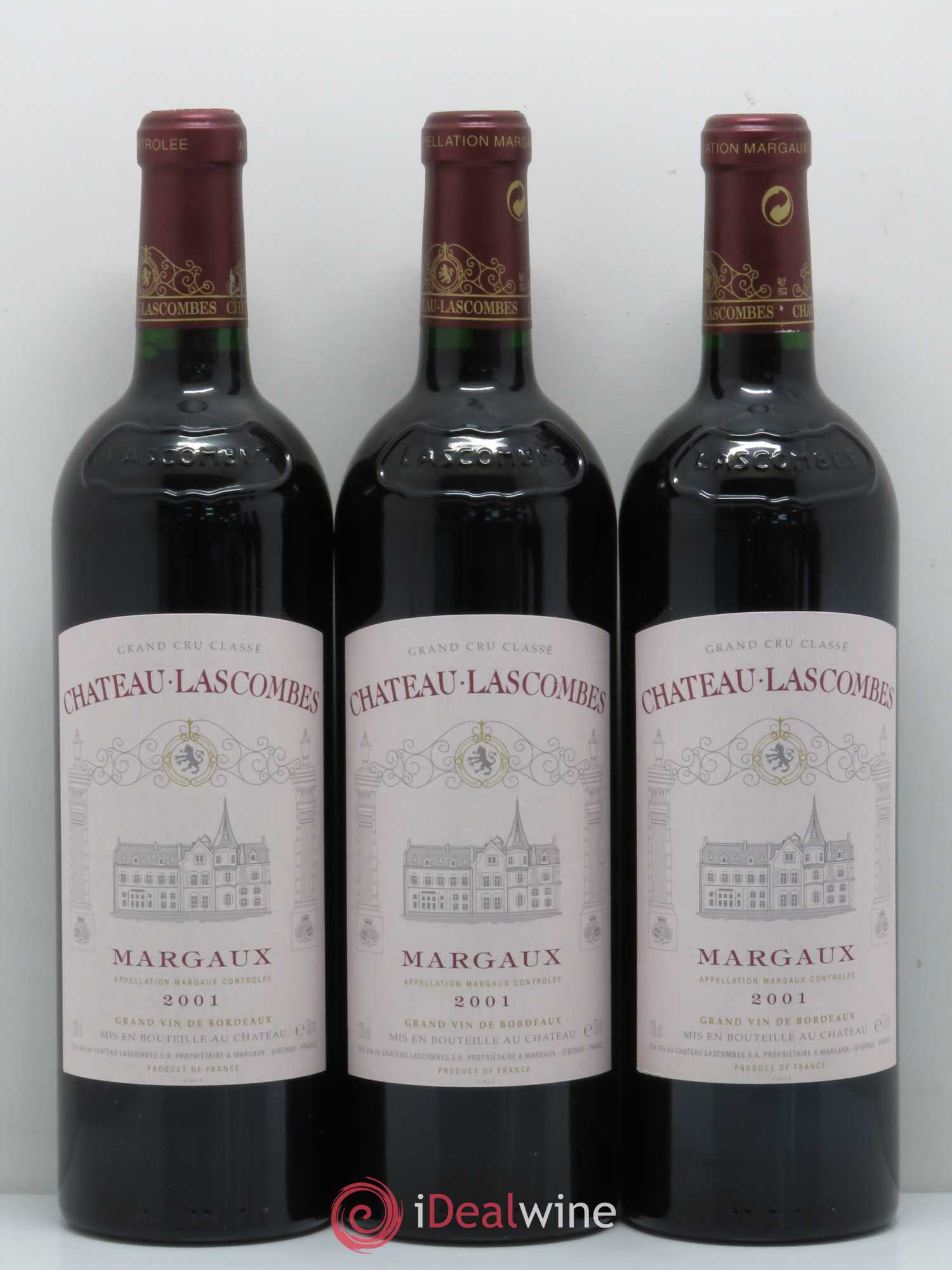Château Lascombes 2ème Grand Cru Classé 2001 - Lot de 12 bouteilles - 2