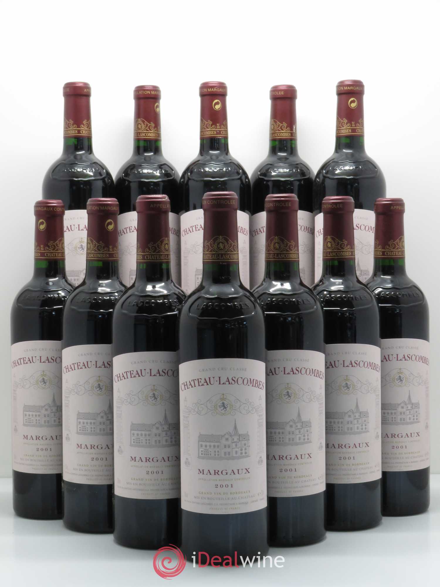 Château Lascombes 2ème Grand Cru Classé 2001 - Lot de 12 bouteilles - 0