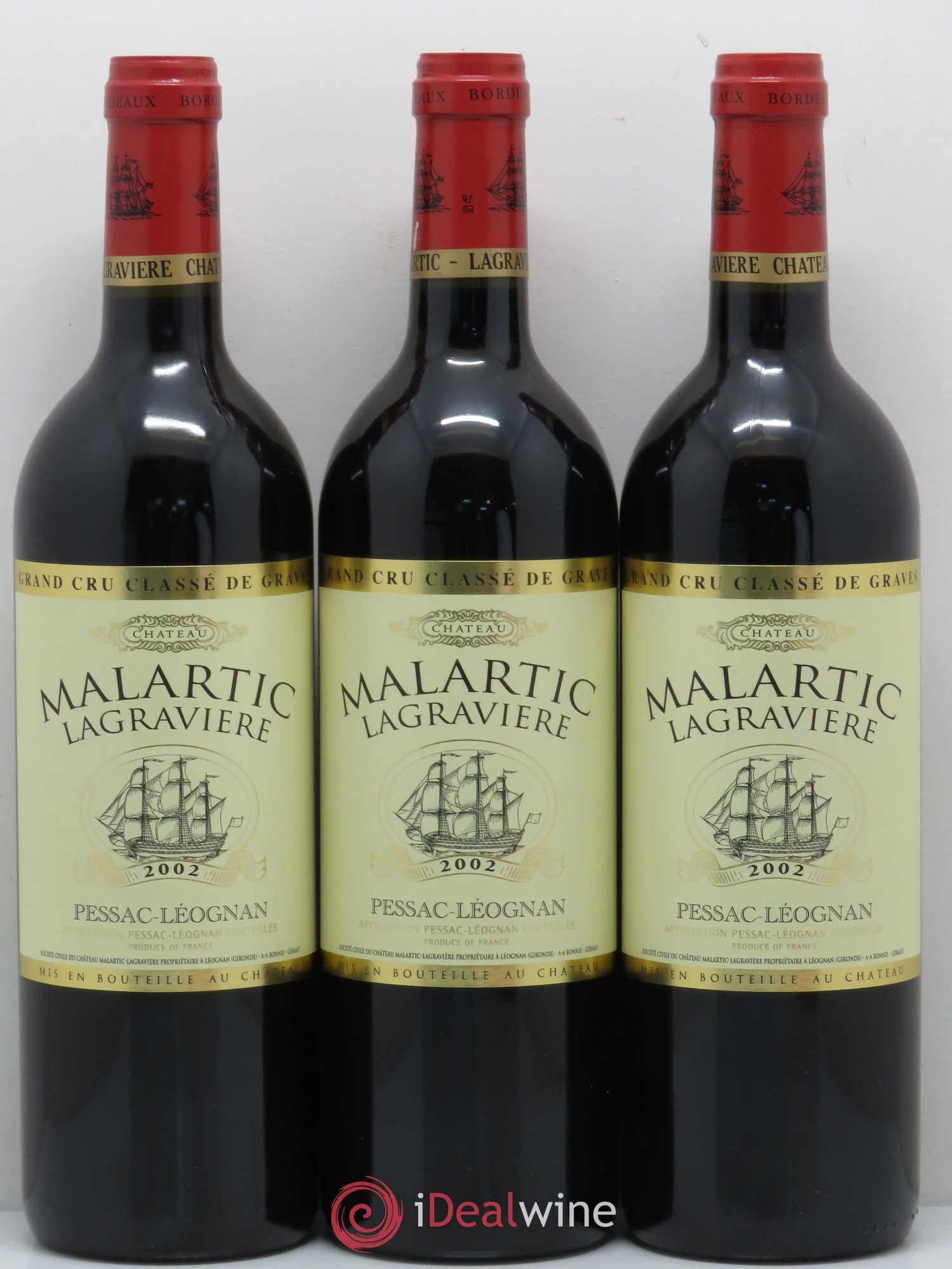 Château Malartic-Lagravière Cru Classé de Graves 2002 - Lot de 12 bouteilles - 3