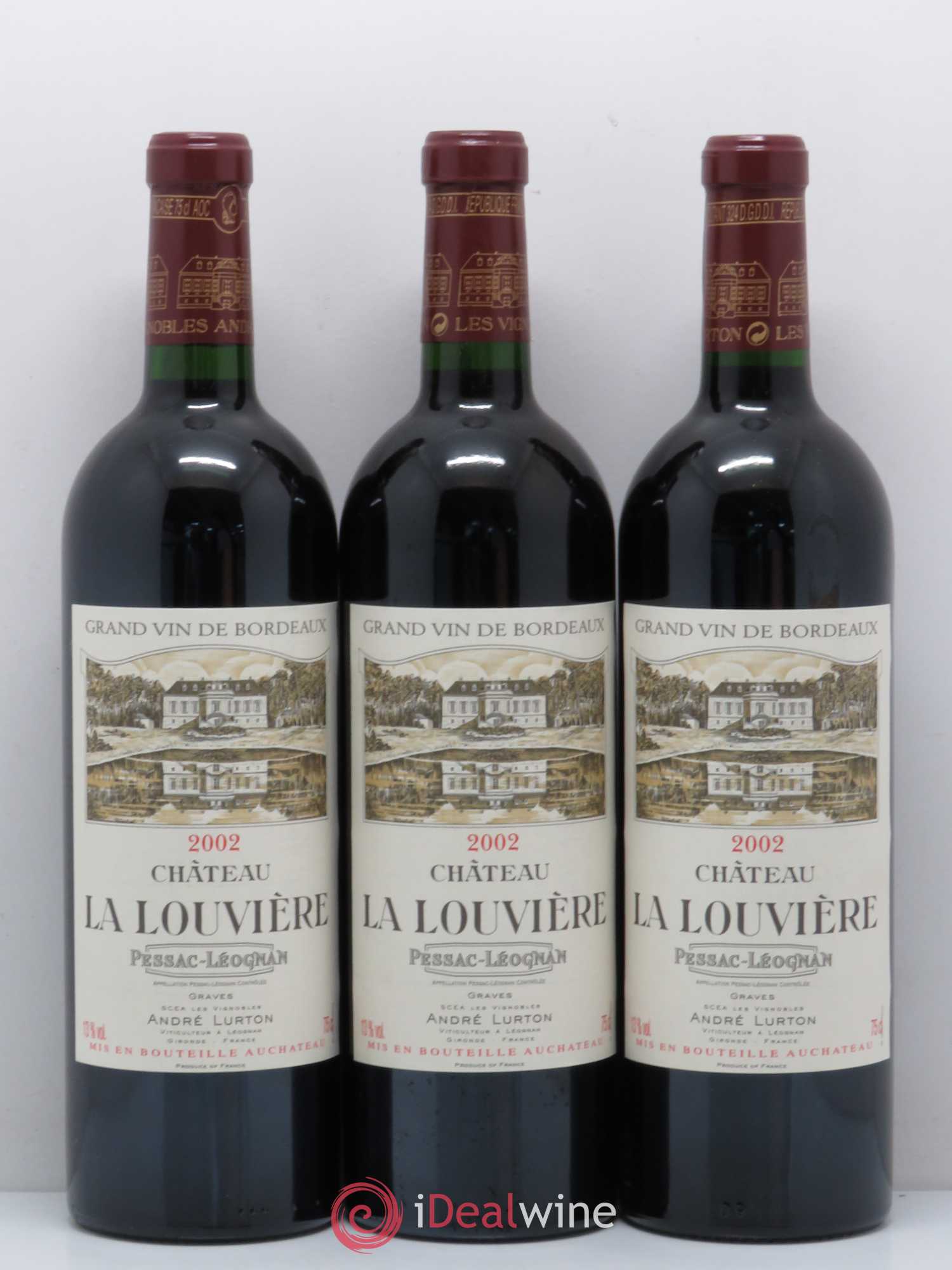Château la Louvière 2002 - Lot de 12 bouteilles - 3