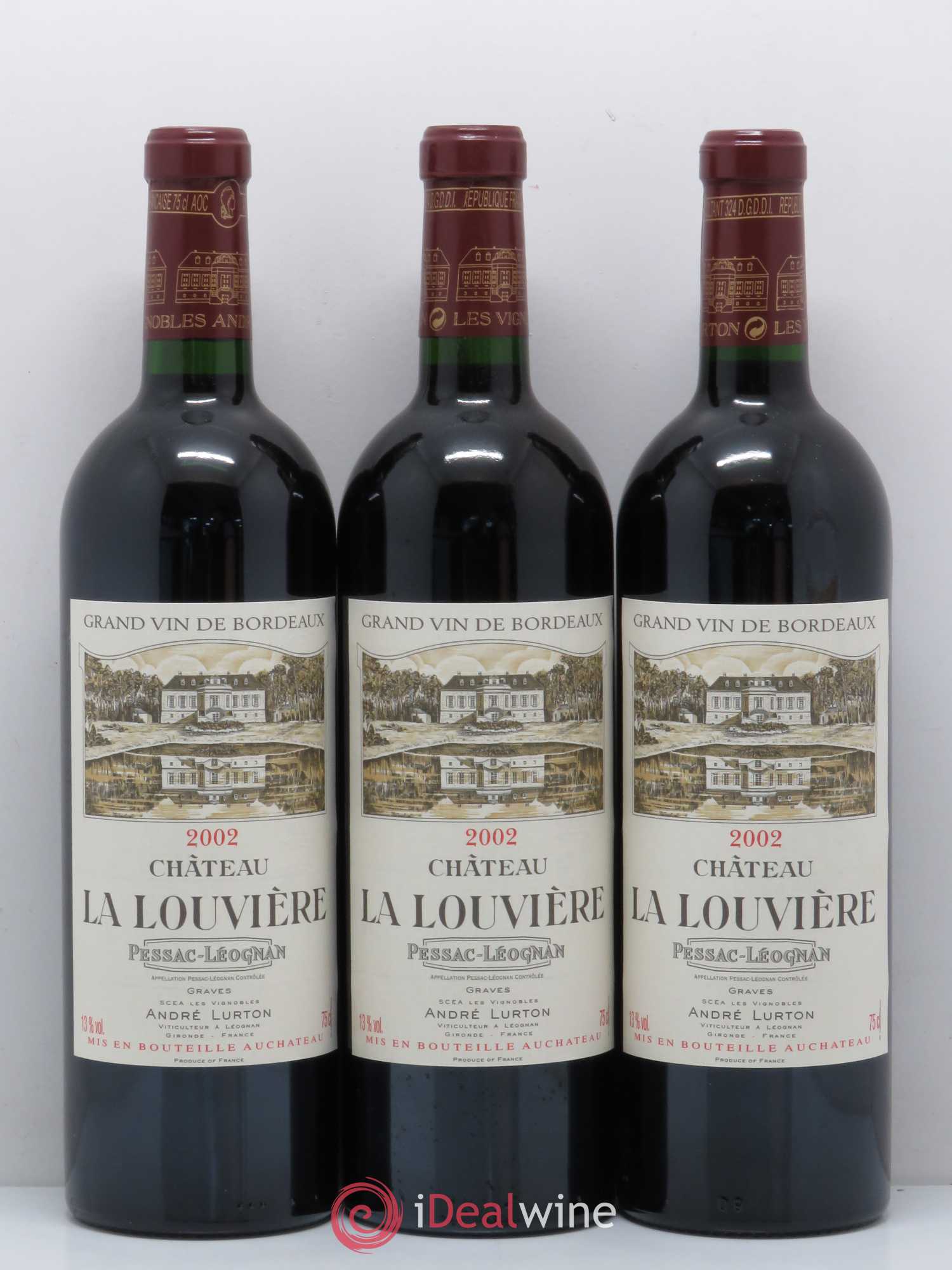 Château la Louvière 2002 - Lot de 12 bouteilles - 4