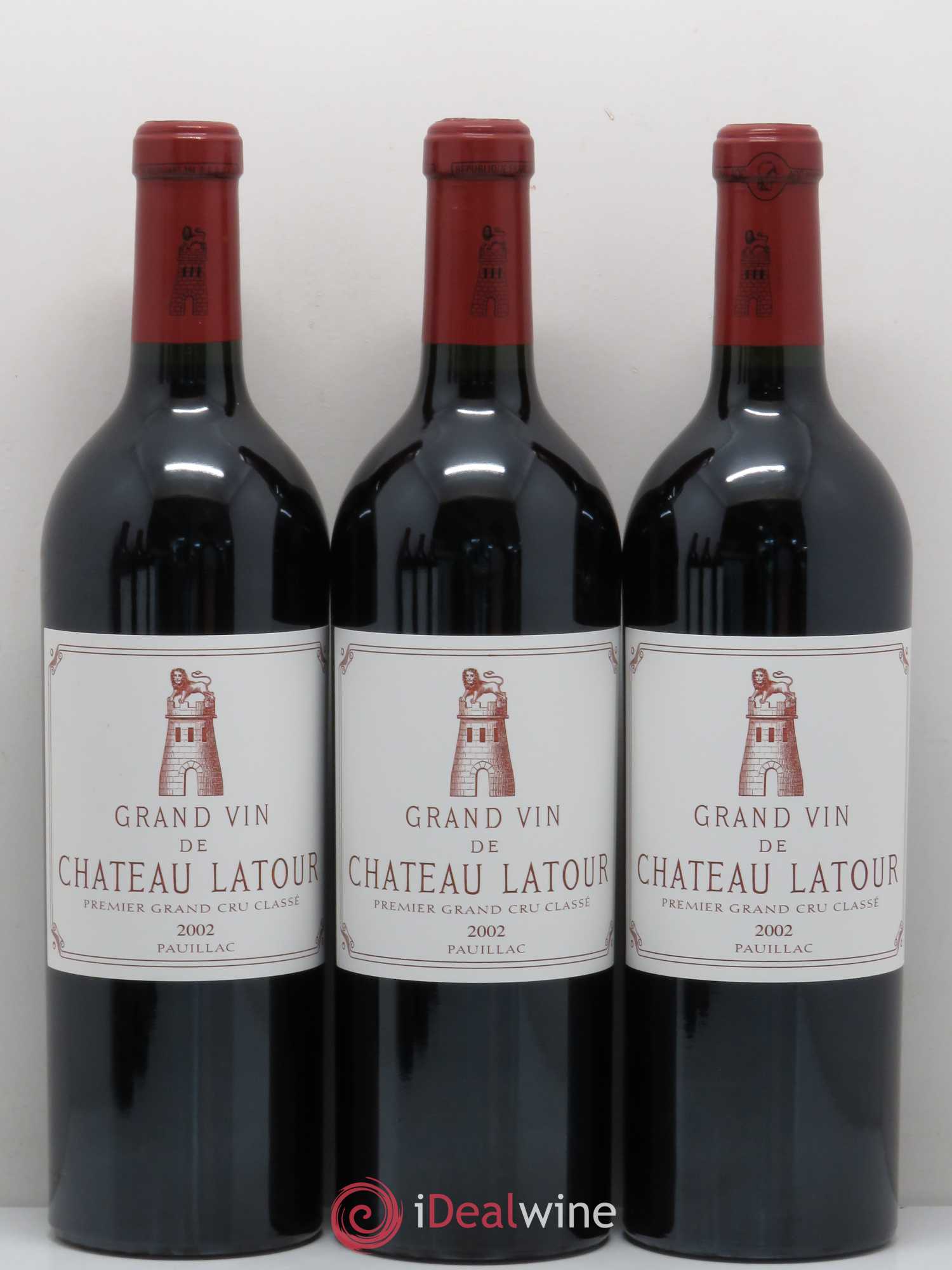Château Latour 1er Grand Cru Classé 2002 - Lot de 6 bouteilles - 1
