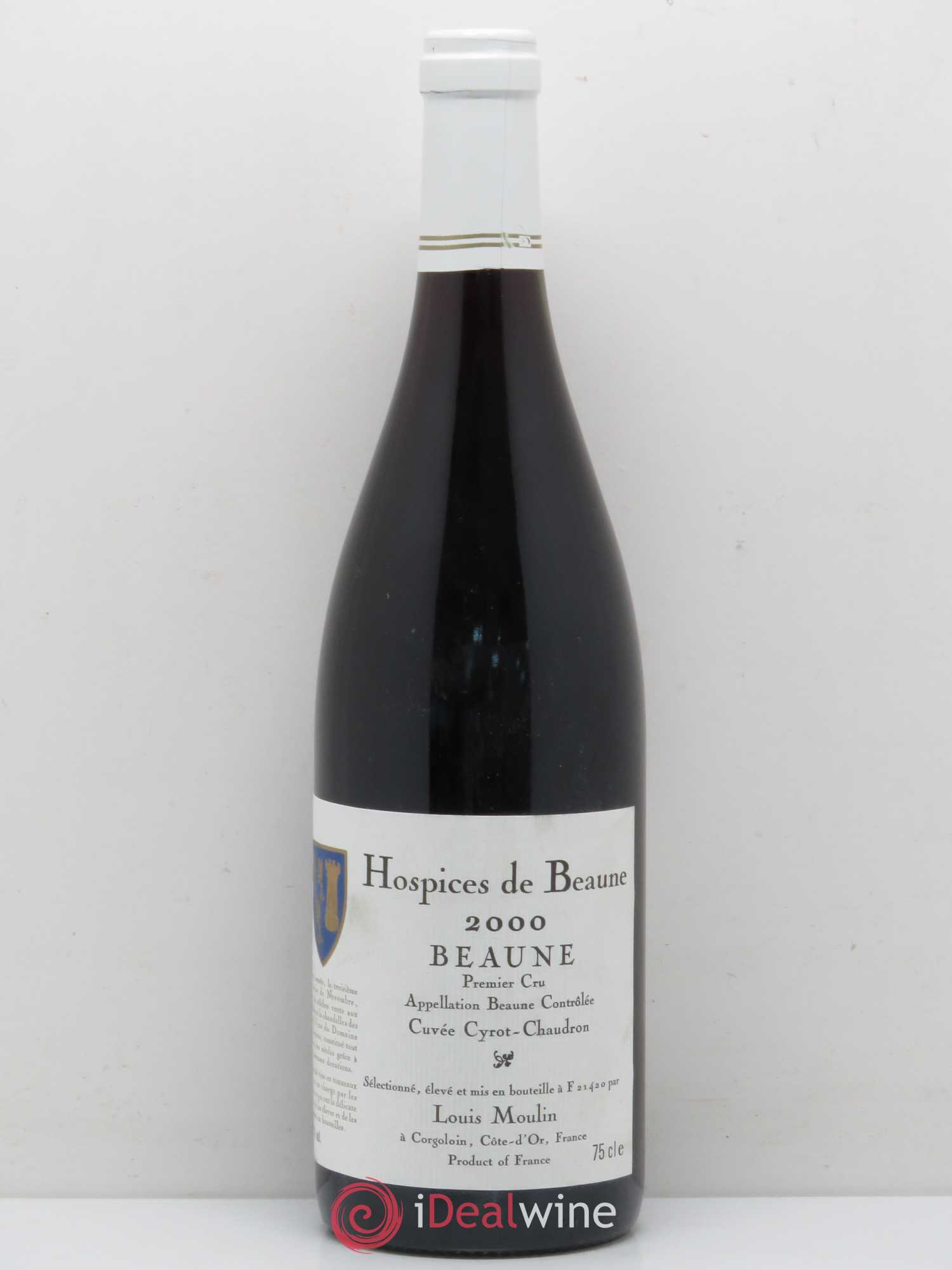 Beaune 1er Cru Cuvée Cyrot-Chaudron - Sélection Louis Moulin 2000 - Posten von 1 Flasche - 0
