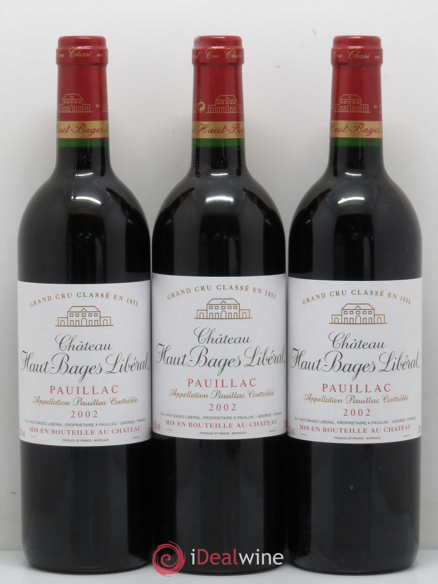 Château Haut Bages Libéral 5ème Grand Cru Classé 2002 - Lot de 12 bouteilles - 3