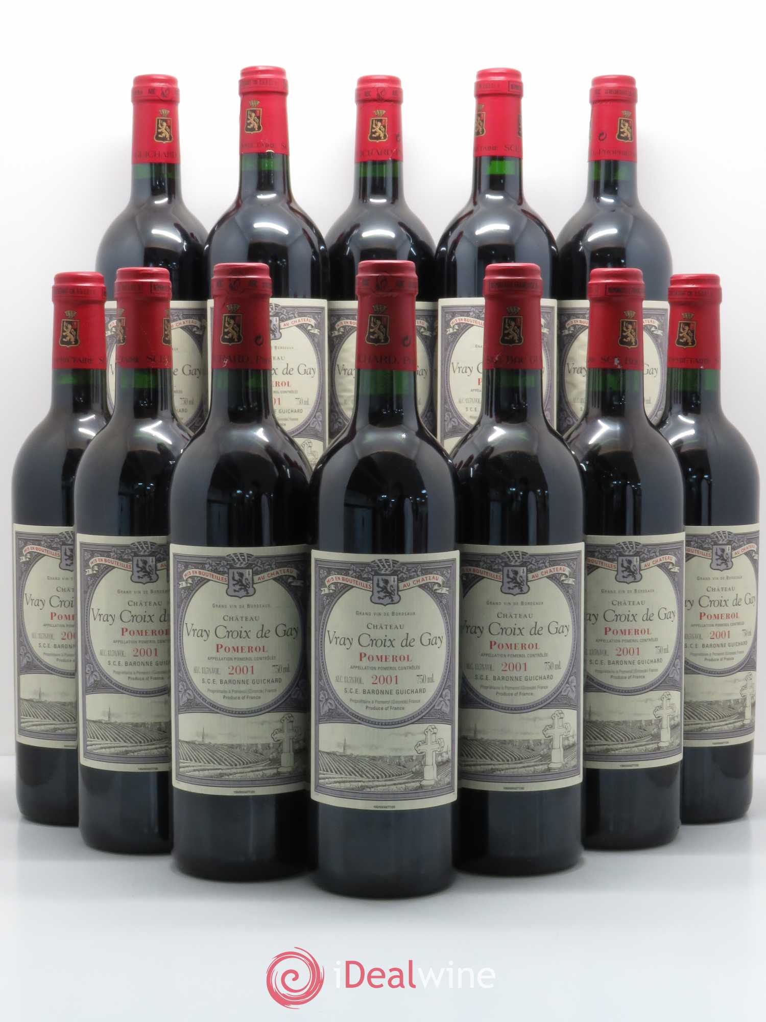 Château Vray Croix de Gay 2001 - Lot de 12 bouteilles - 0