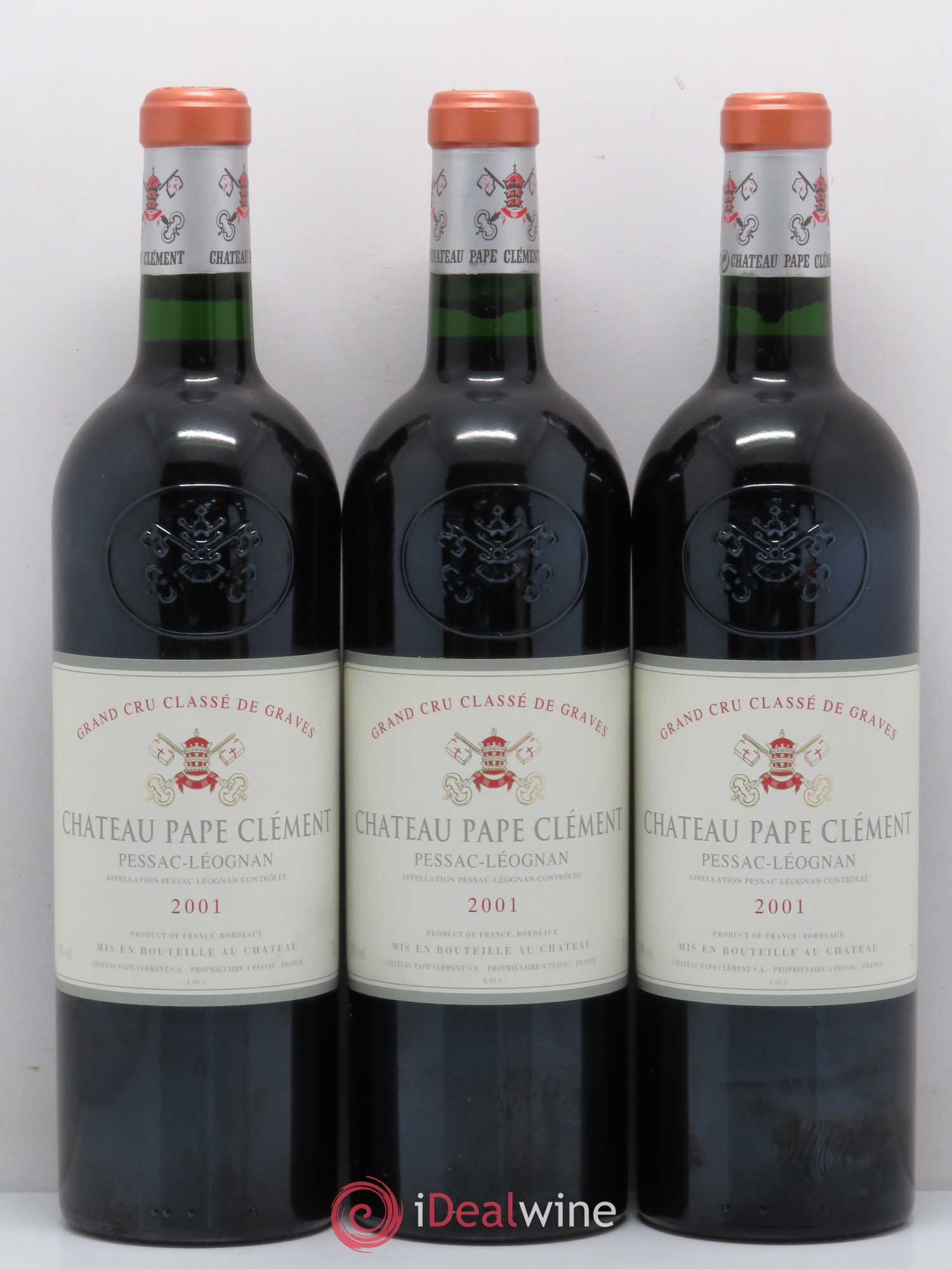 Château Pape Clément Cru Classé de Graves 2001 - Lot de 12 bouteilles - 2