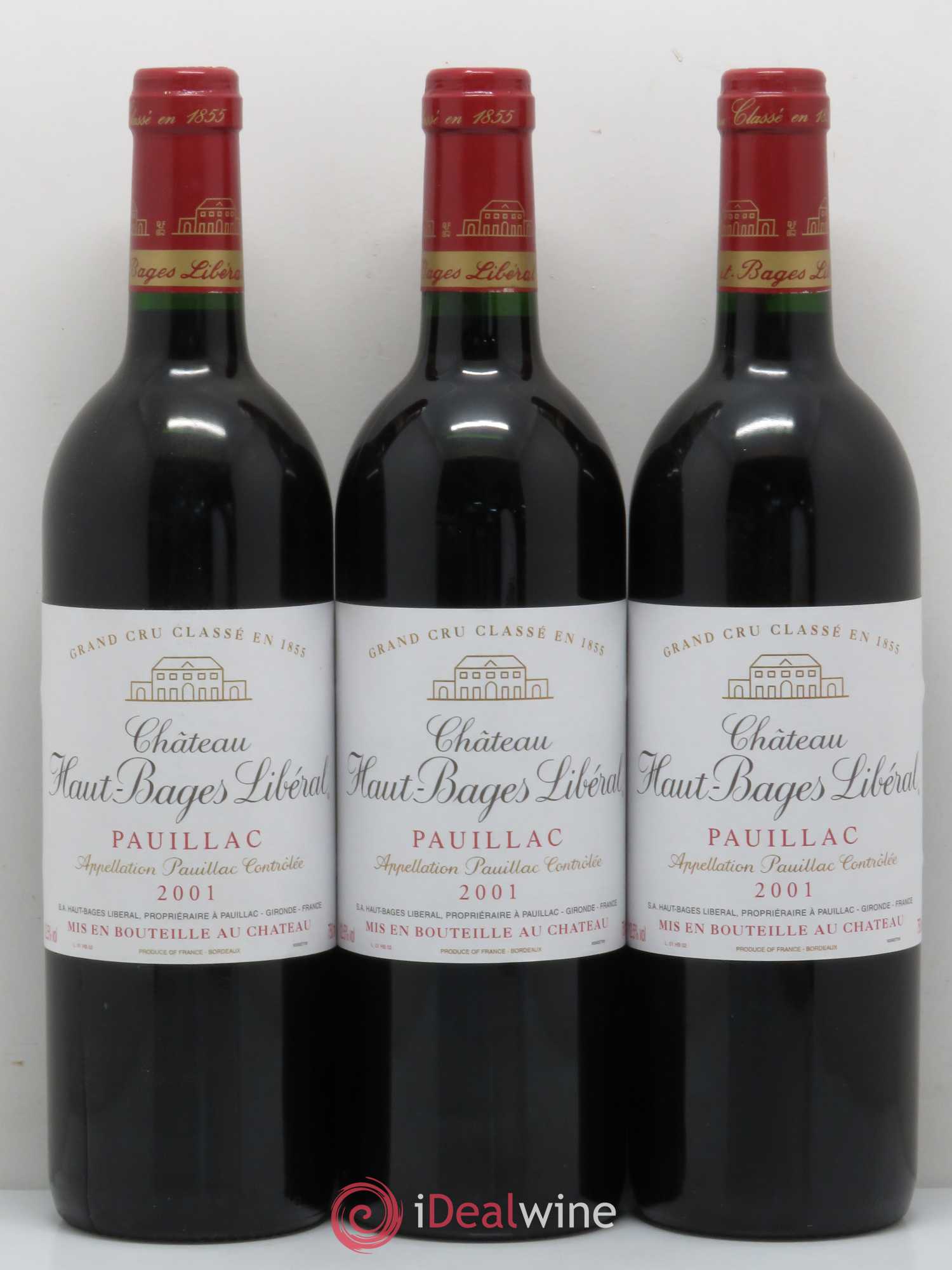 Château Haut Bages Libéral 5ème Grand Cru Classé 2001 - Lot de 12 bouteilles - 2