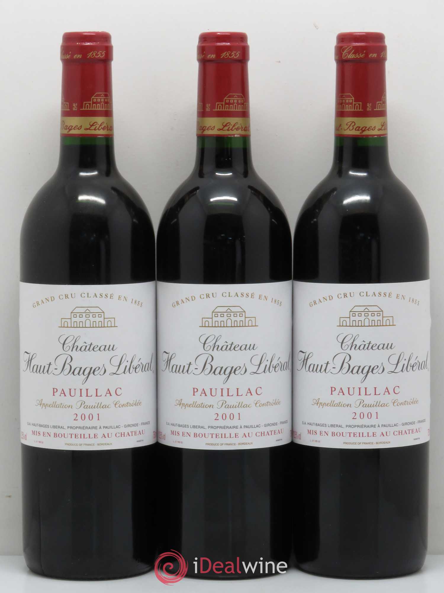 Château Haut Bages Libéral 5ème Grand Cru Classé 2001 - Lot de 12 bouteilles - 4
