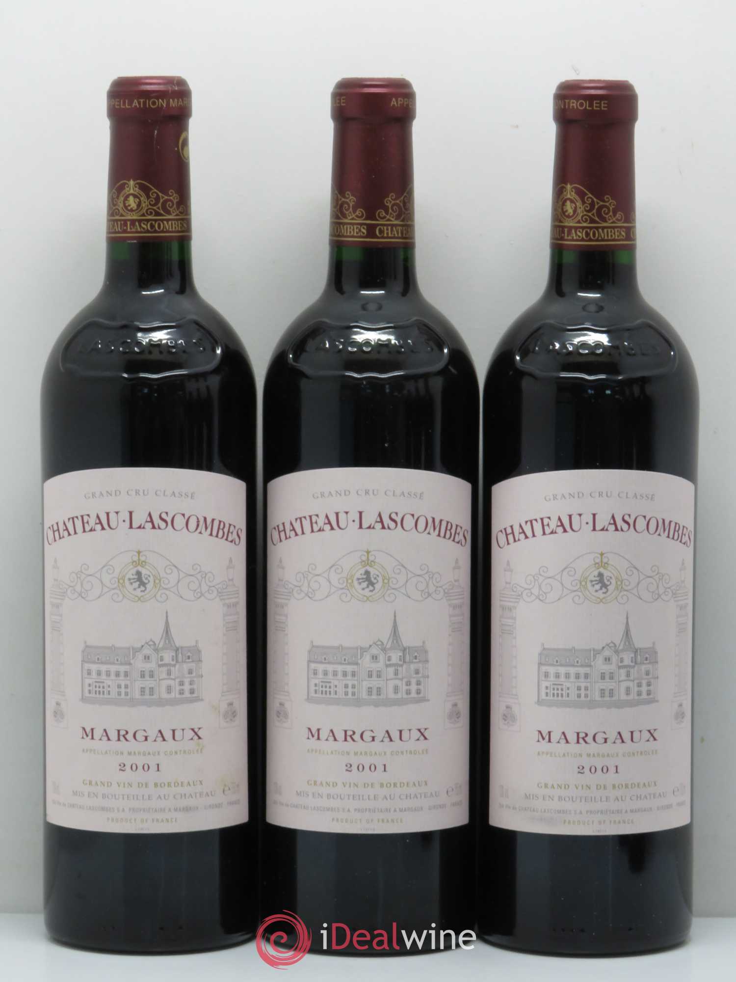 Château Lascombes 2ème Grand Cru Classé 2001 - Lot de 12 bouteilles - 2