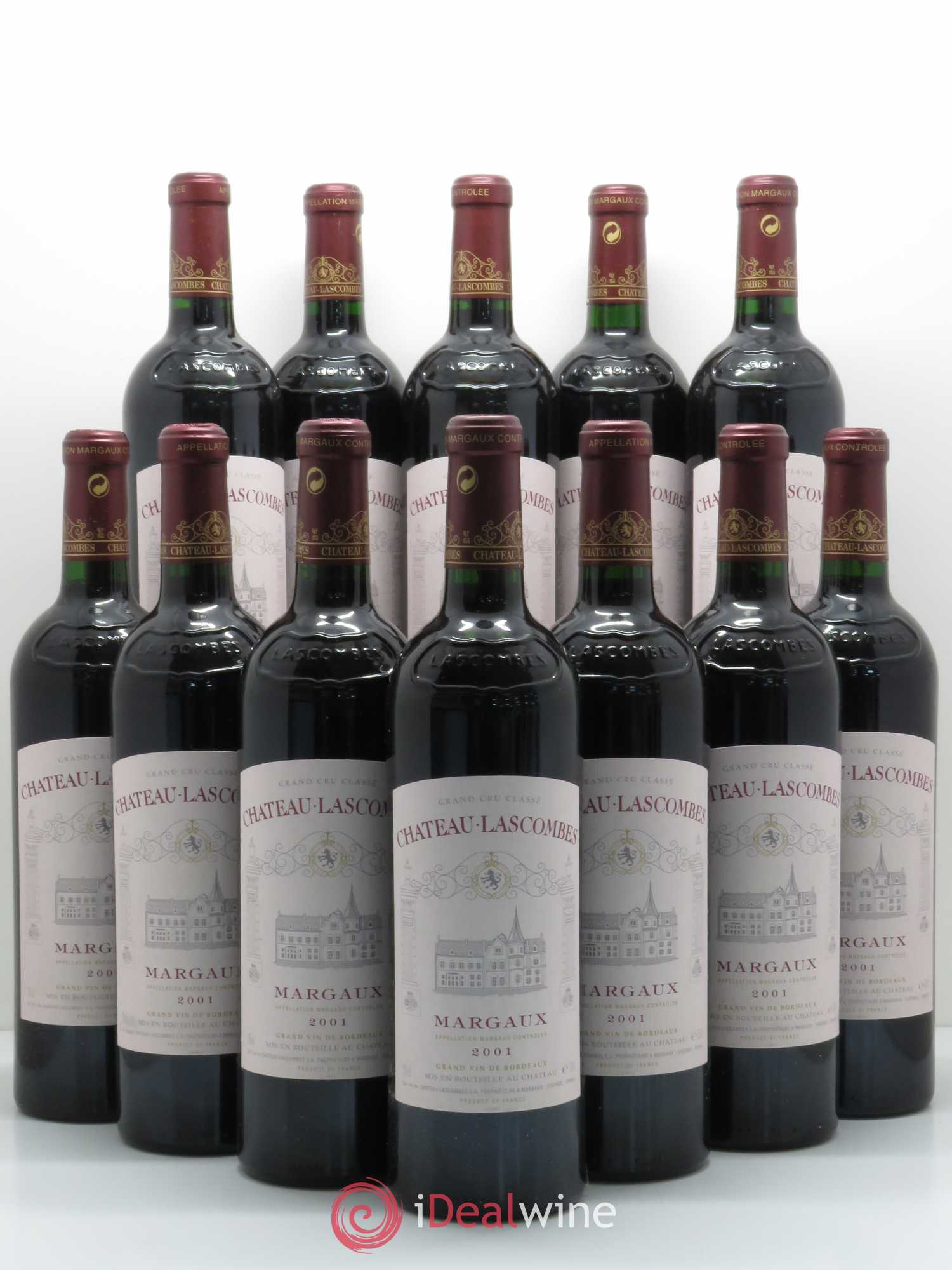 Château Lascombes 2ème Grand Cru Classé 2001 - Lot de 12 bouteilles - 0