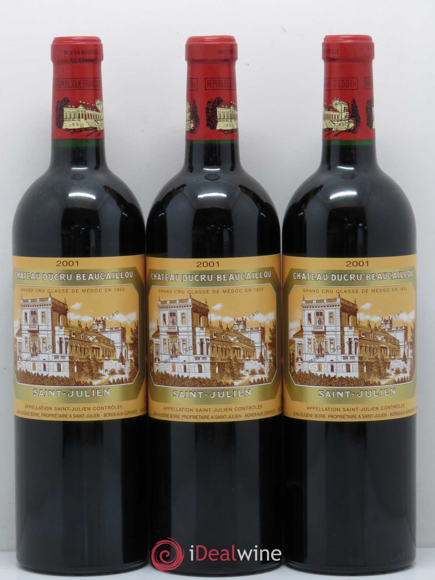 Château Ducru Beaucaillou 2ème Grand Cru Classé 2001 - Lot de 12 bouteilles - 1