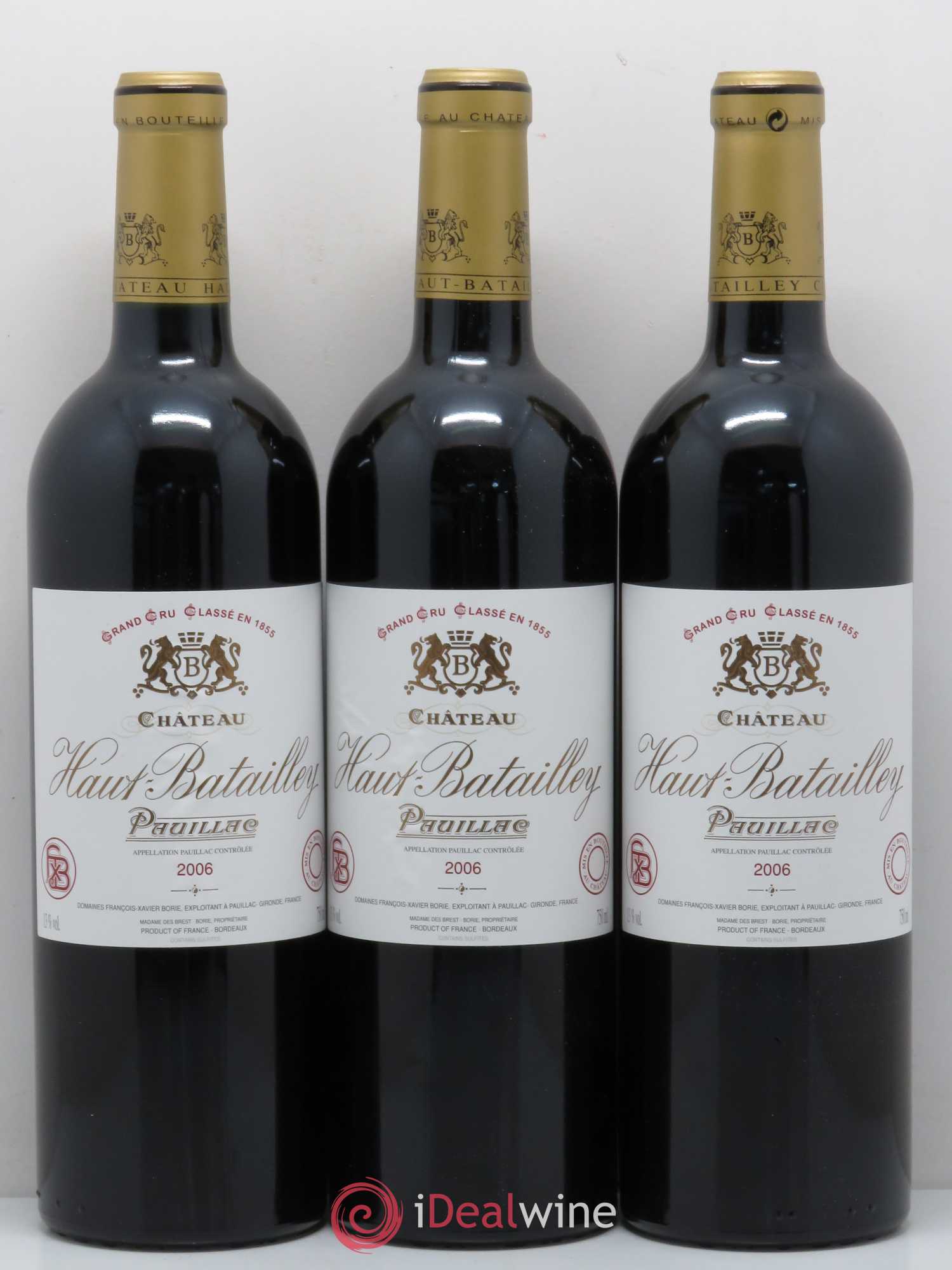 Château Haut Batailley 5ème Grand Cru Classé 2006 - Lot of 12 bottles - 1