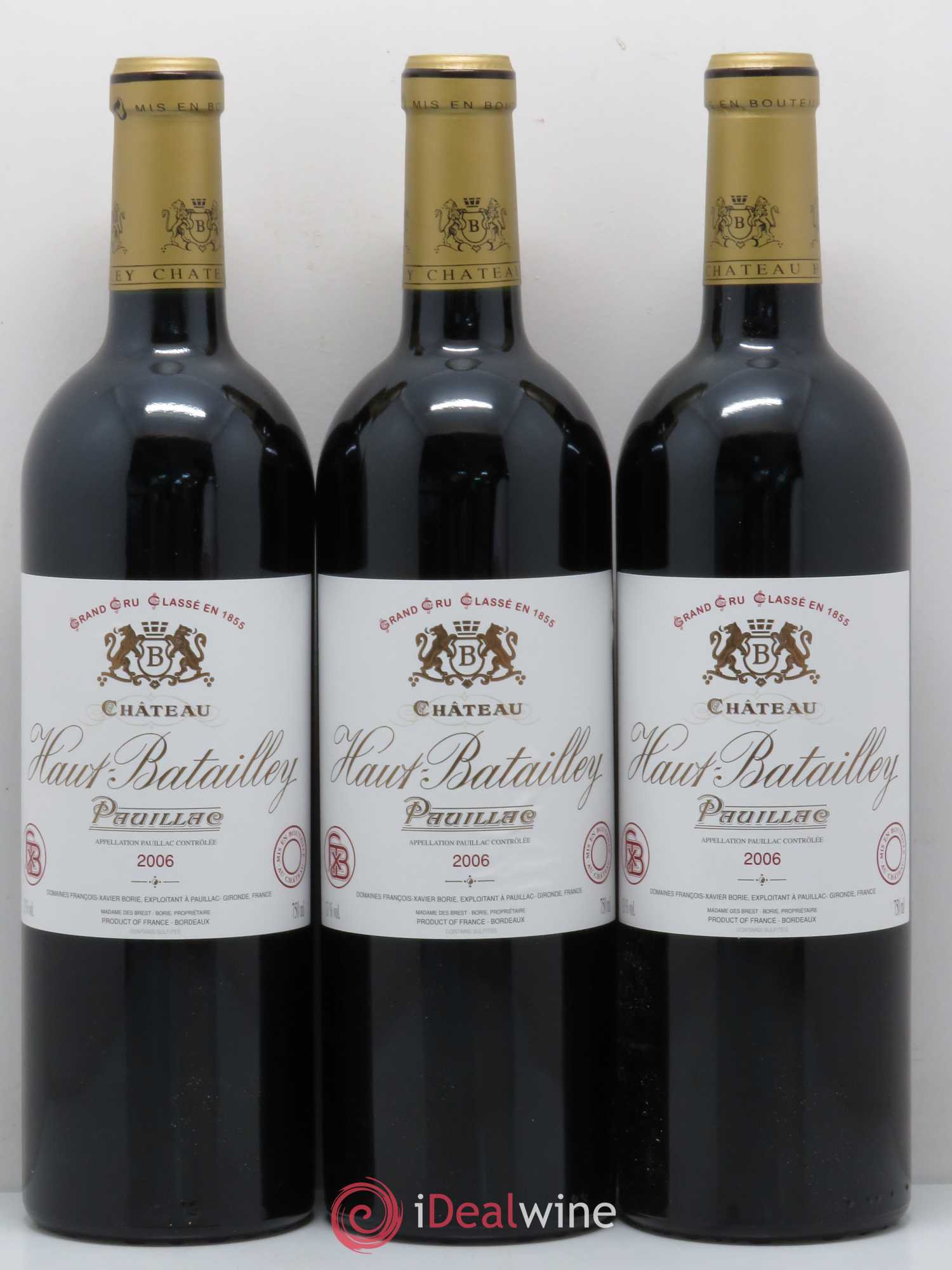 Château Haut Batailley 5ème Grand Cru Classé 2006 - Lot of 12 bottles - 3