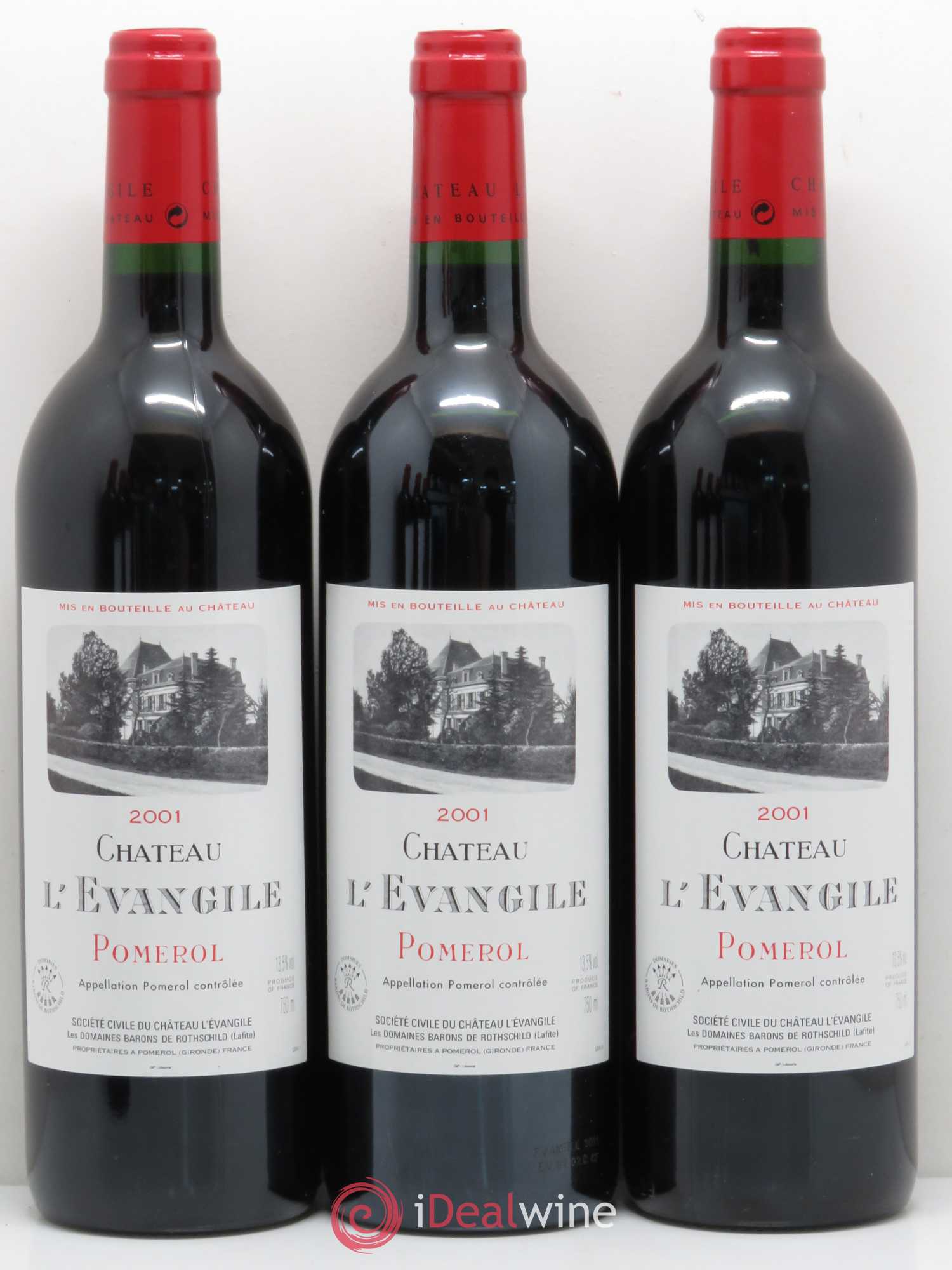 Château l' Évangile 2001 - Lot de 12 bouteilles - 4