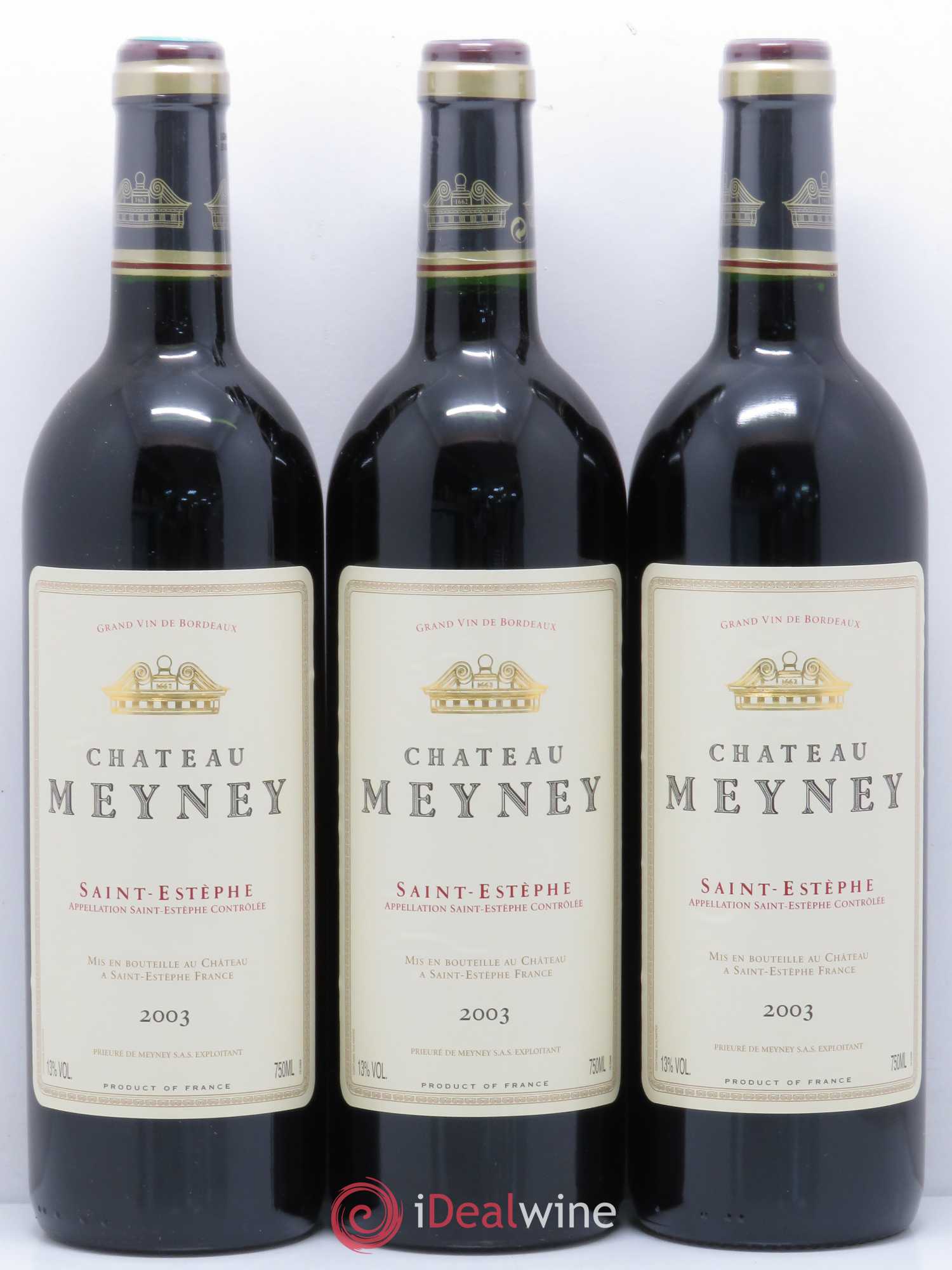 Château Meyney 2003 - Lot de 12 bouteilles - 2