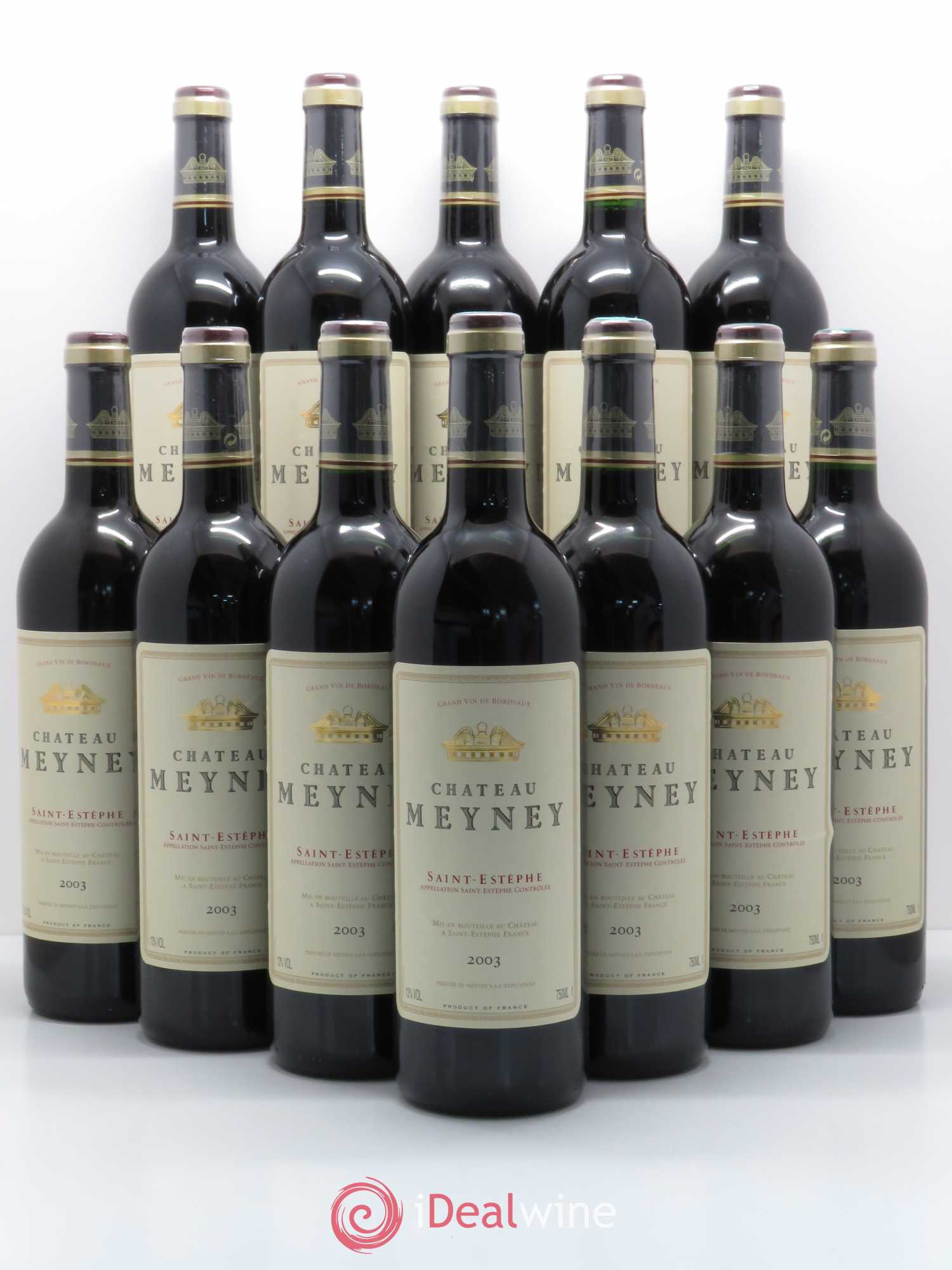 Château Meyney 2003 - Lot de 12 bouteilles - 0