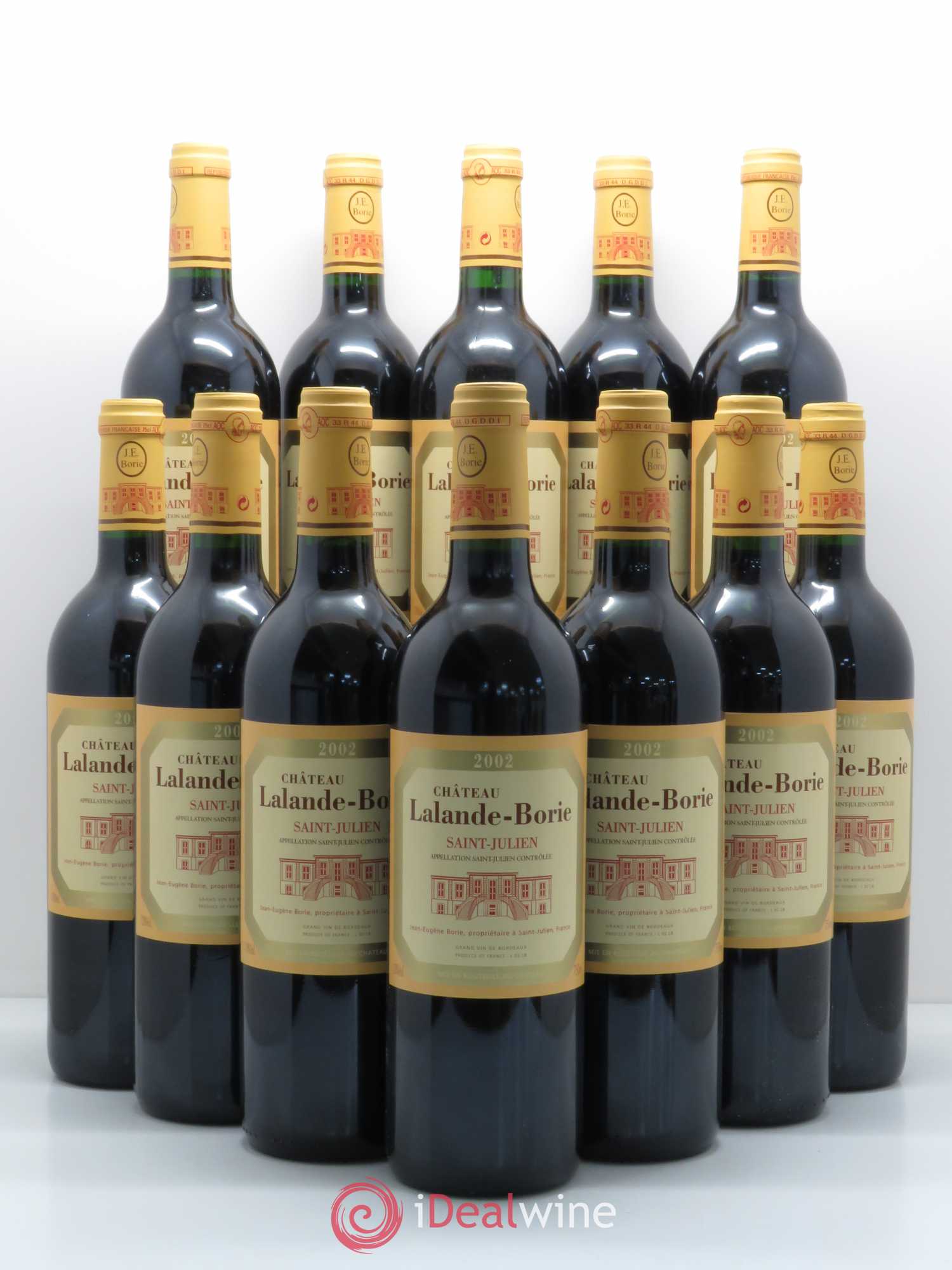 Château Lalande Borie 2002 - Lot de 12 bouteilles - 0
