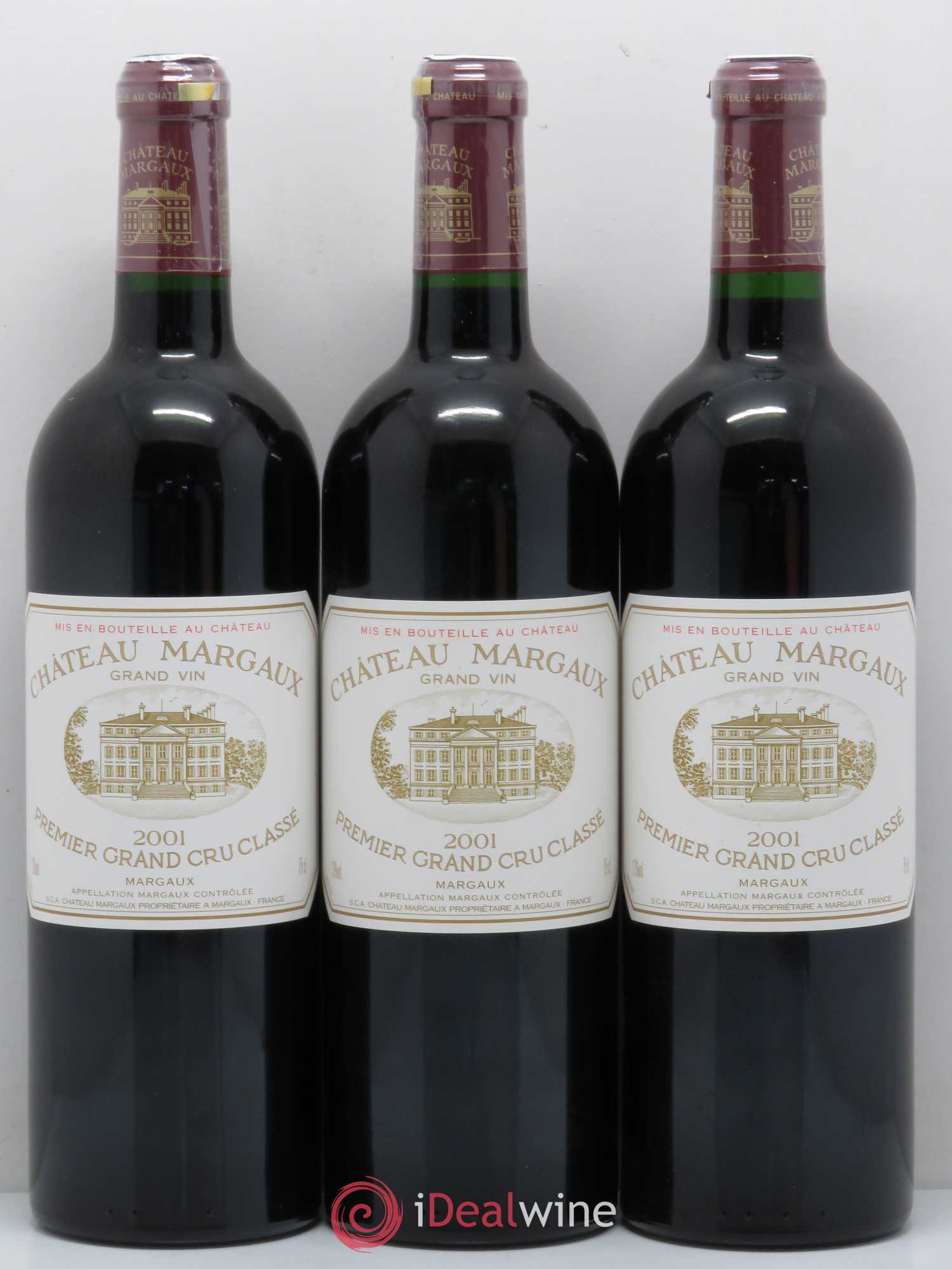 Château Margaux 1er Grand Cru Classé 2001 - Lot de 6 bouteilles - 2