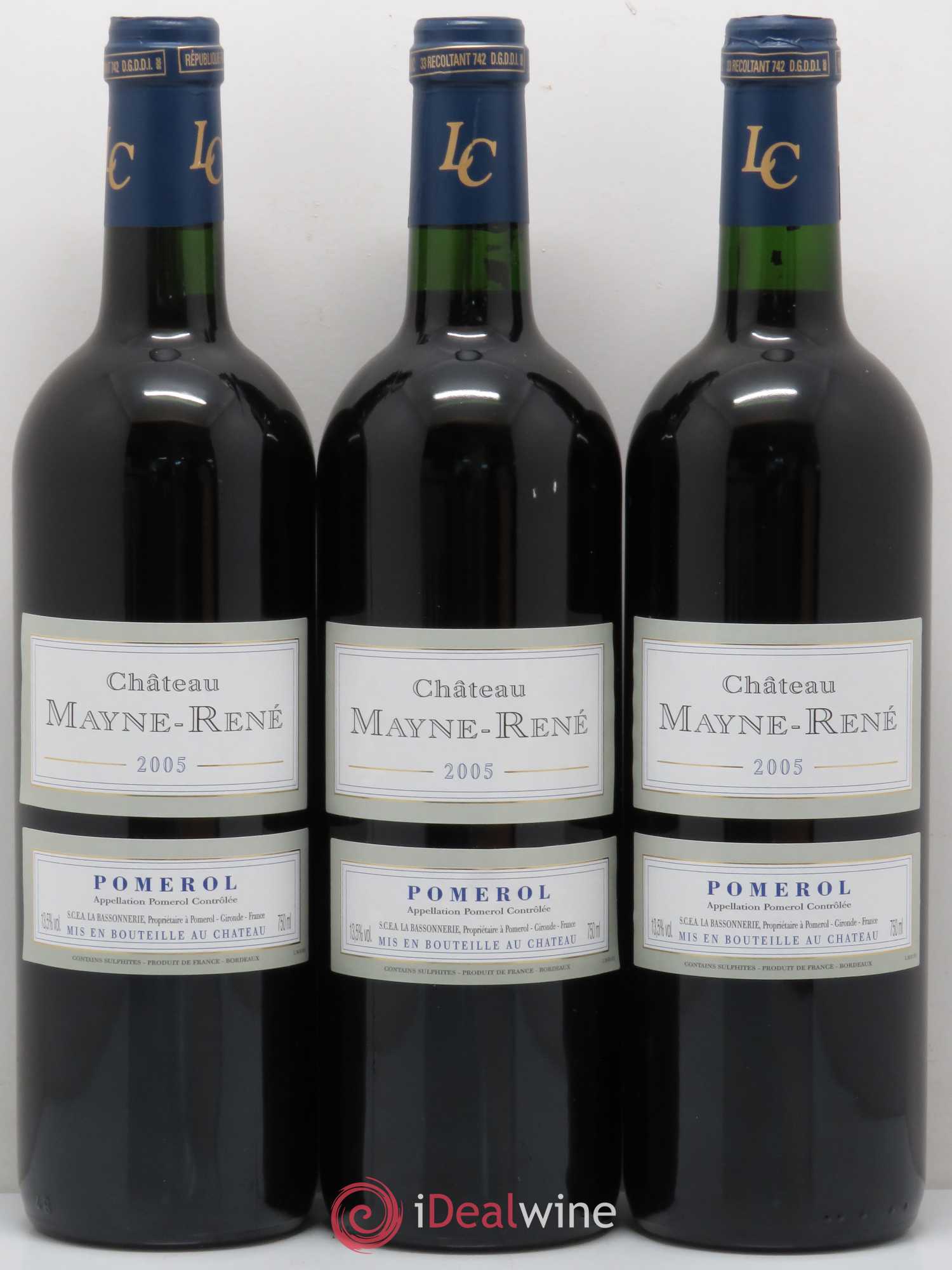 Pomerol Château Mayne René 2005 - Lot de 12 bouteilles - 2
