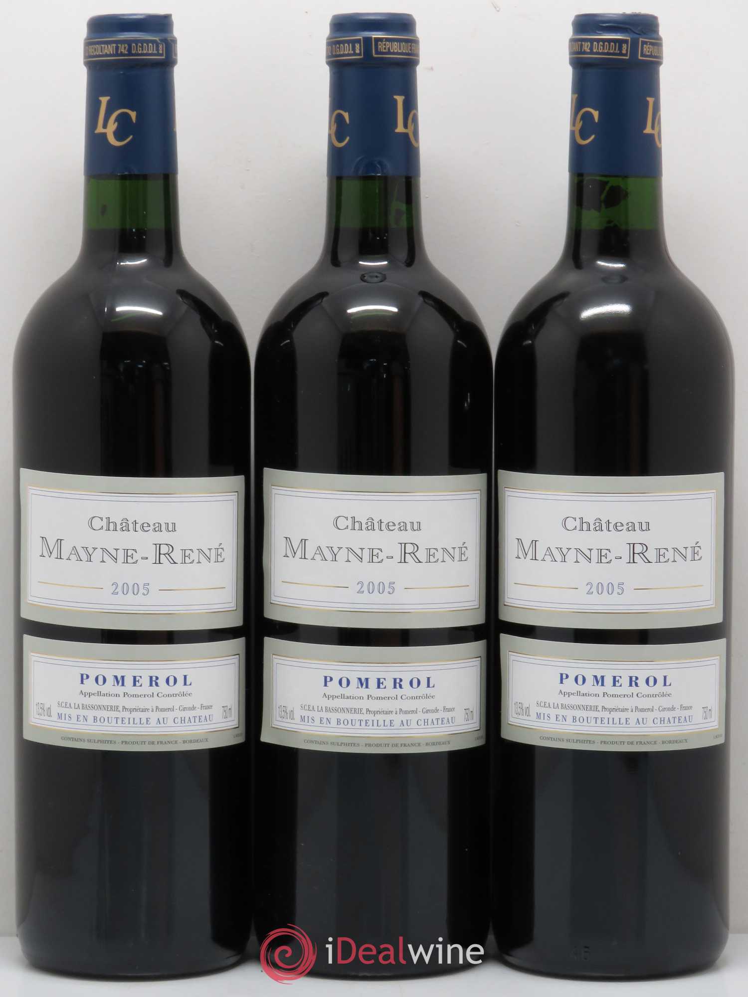 Pomerol Château Mayne René 2005 - Lot de 12 bouteilles - 3