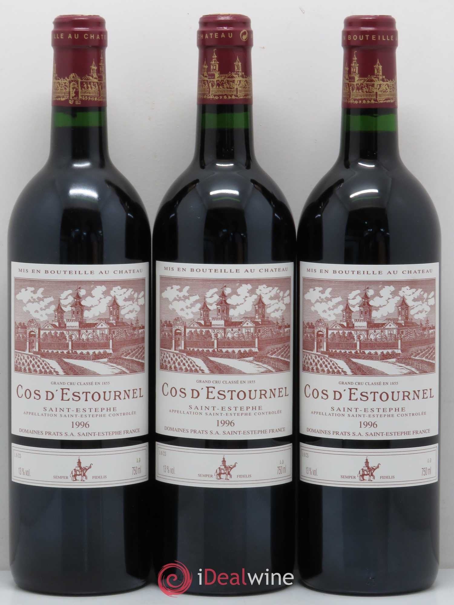 Cos d'Estournel 2ème Grand Cru Classé 1996 - Lot de 12 bouteilles - 2