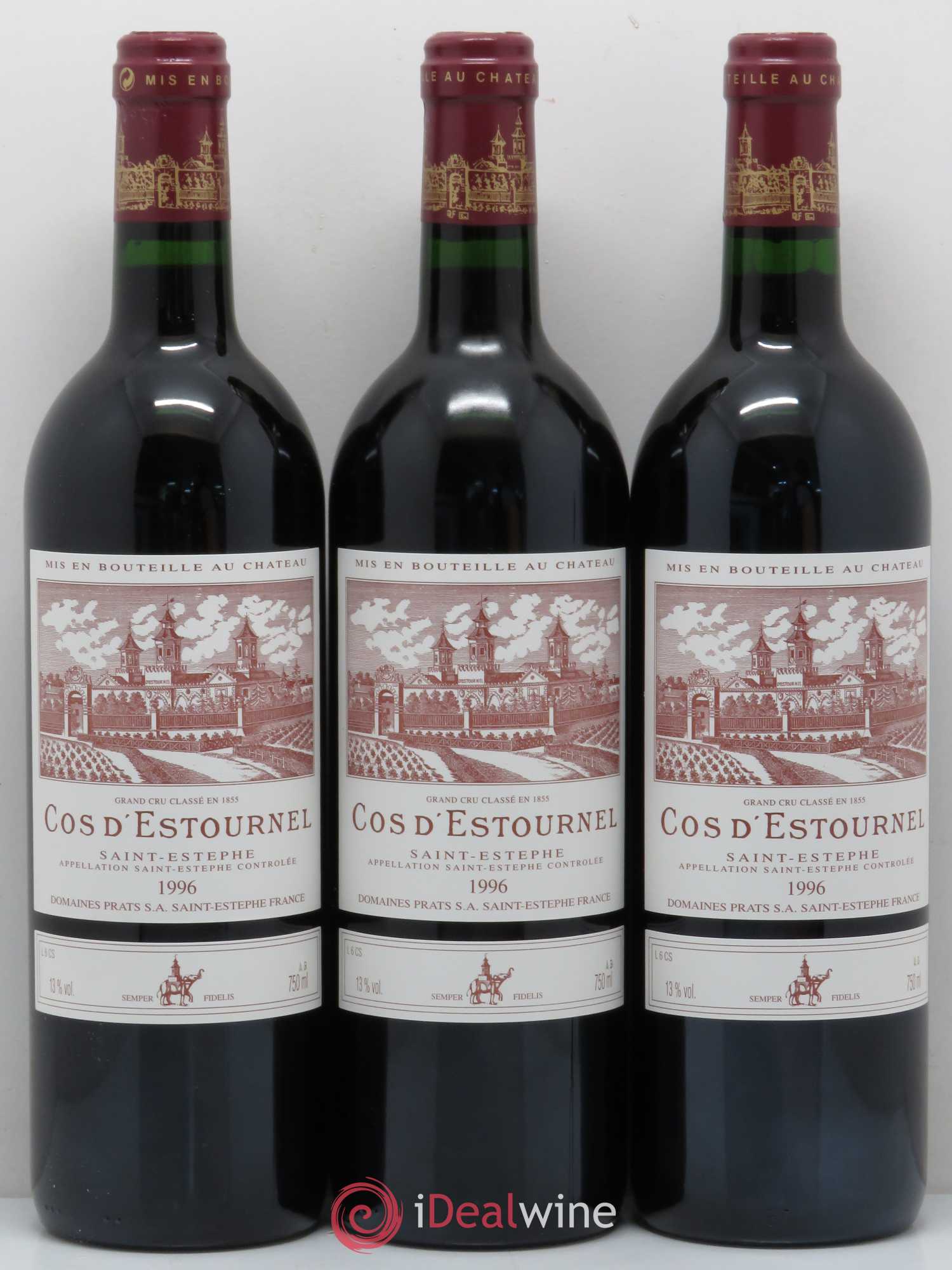 Cos d'Estournel 2ème Grand Cru Classé 1996 - Lot de 12 bouteilles - 4
