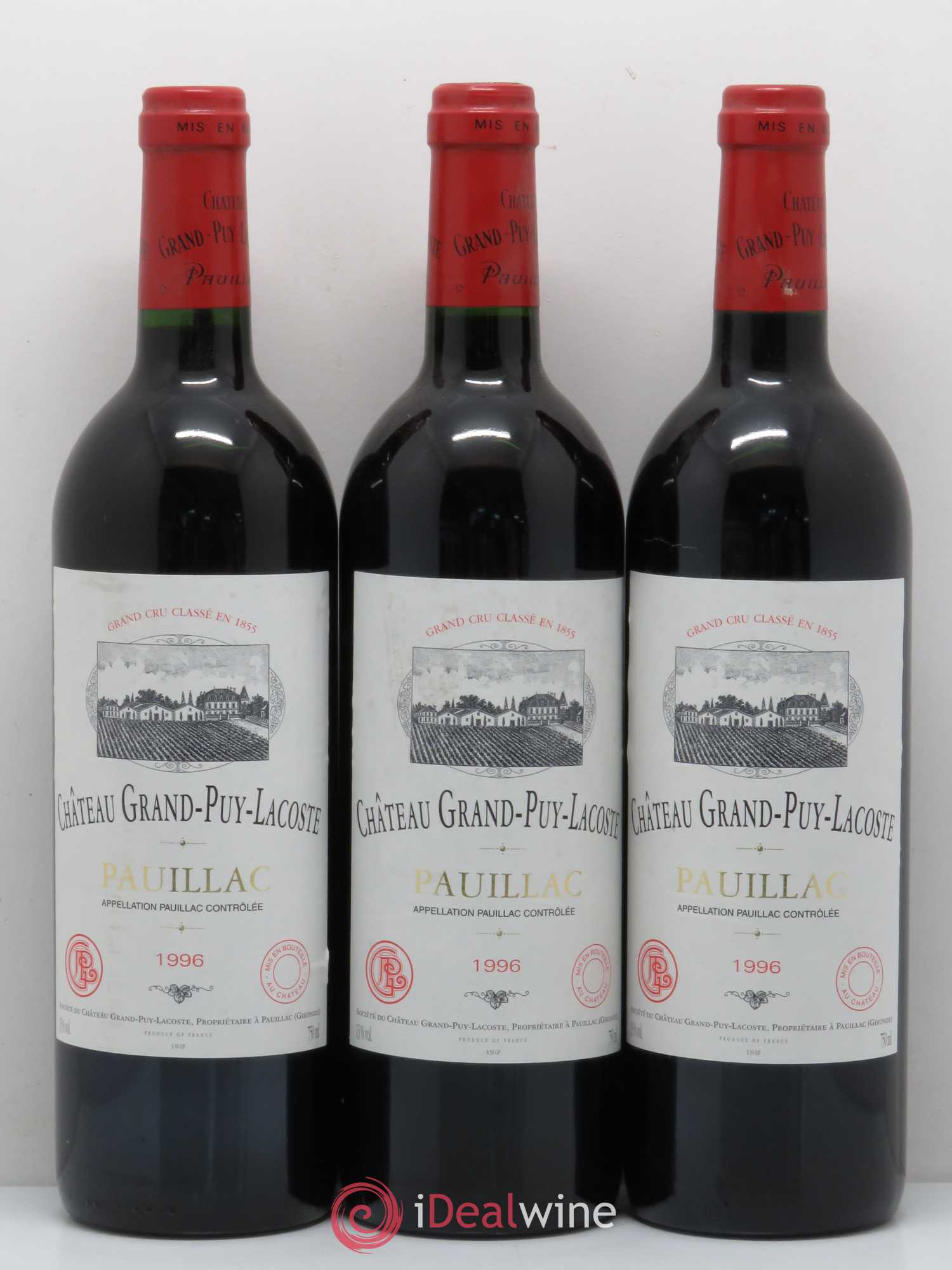 Château Grand Puy Lacoste 5ème Grand Cru Classé 1996 - Lot de 12 bouteilles - 4