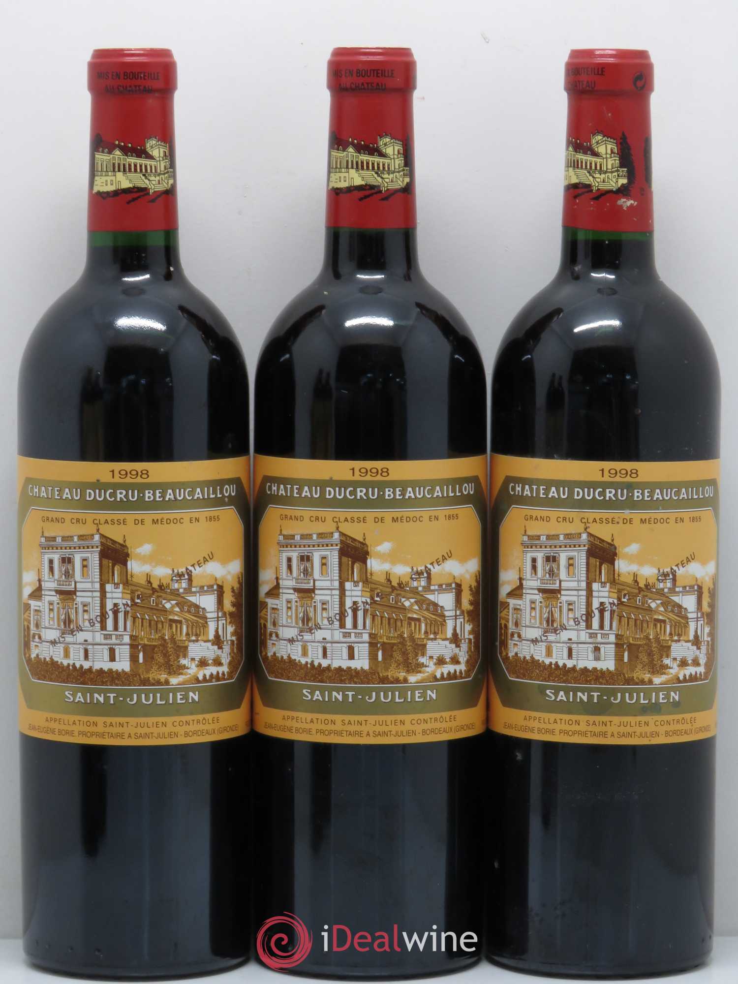 Château Ducru Beaucaillou 2ème Grand Cru Classé 1998 - Lot de 5 bouteilles - 1
