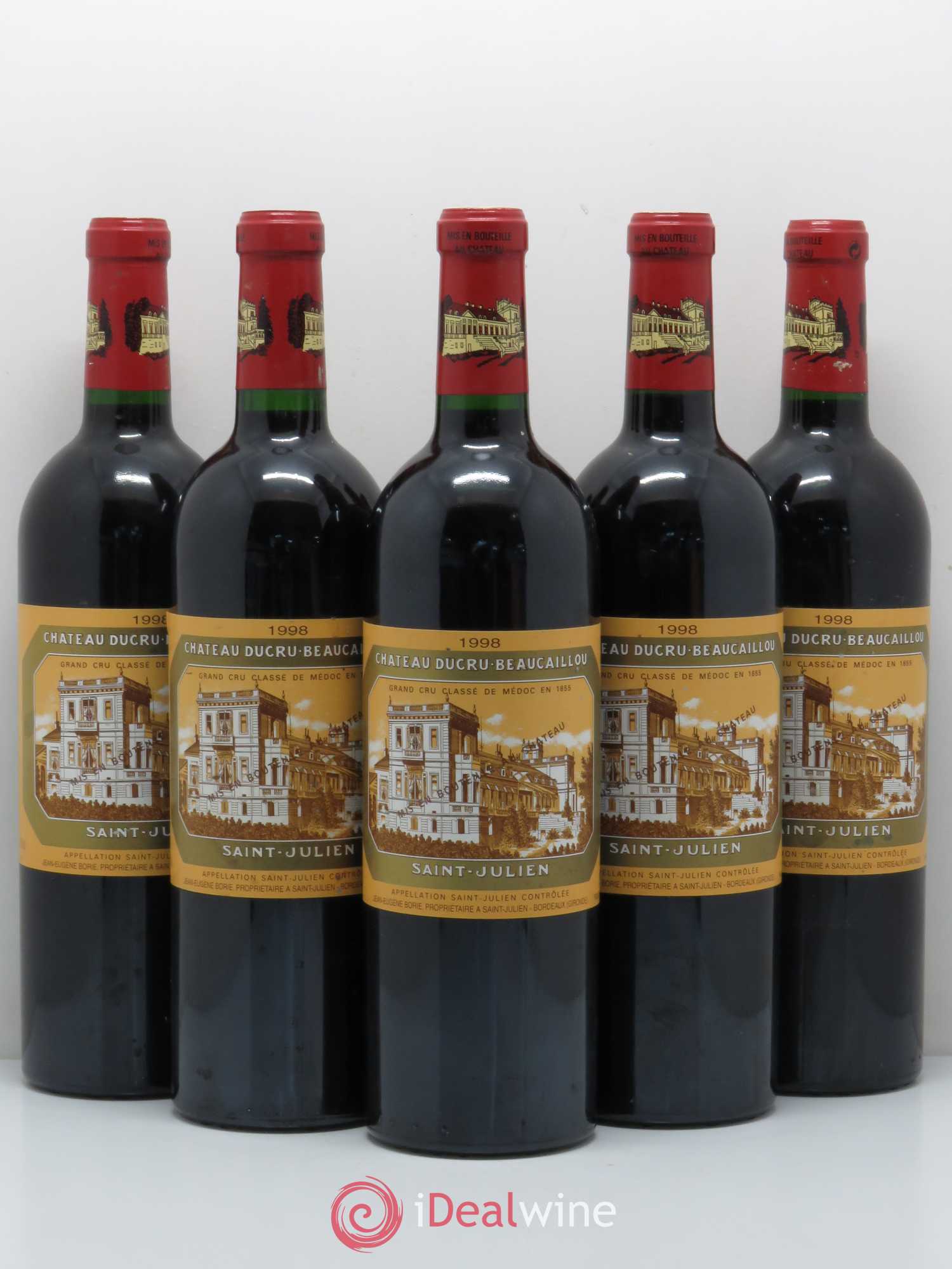 Château Ducru Beaucaillou 2ème Grand Cru Classé 1998 - Lot de 5 bouteilles - 0