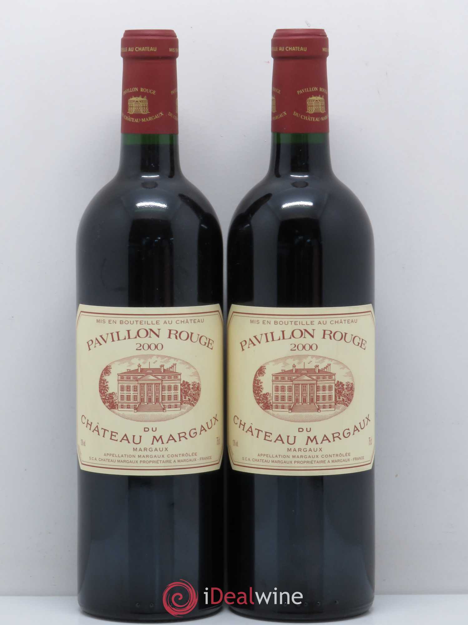 Pavillon Rouge du Château Margaux Second Vin 2000 - Posten von 2 Flaschen - 0